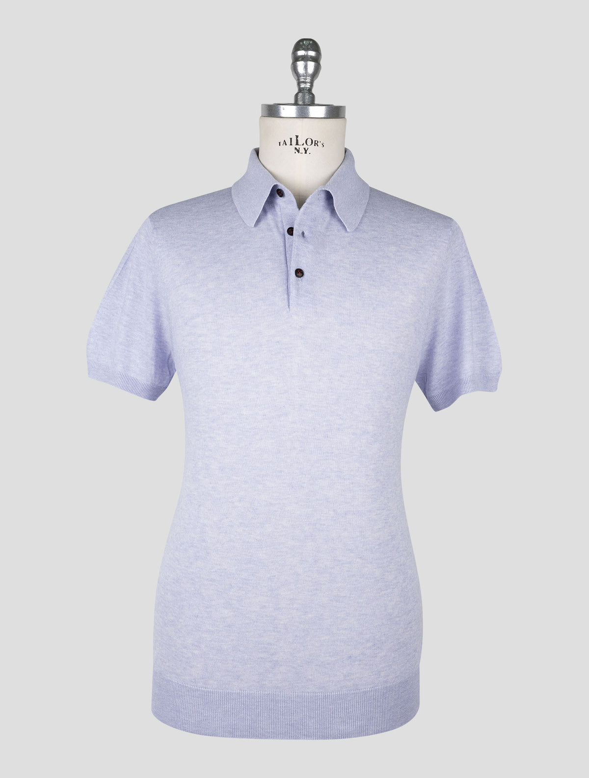 Kiton Lilac Cotton Polo 1
