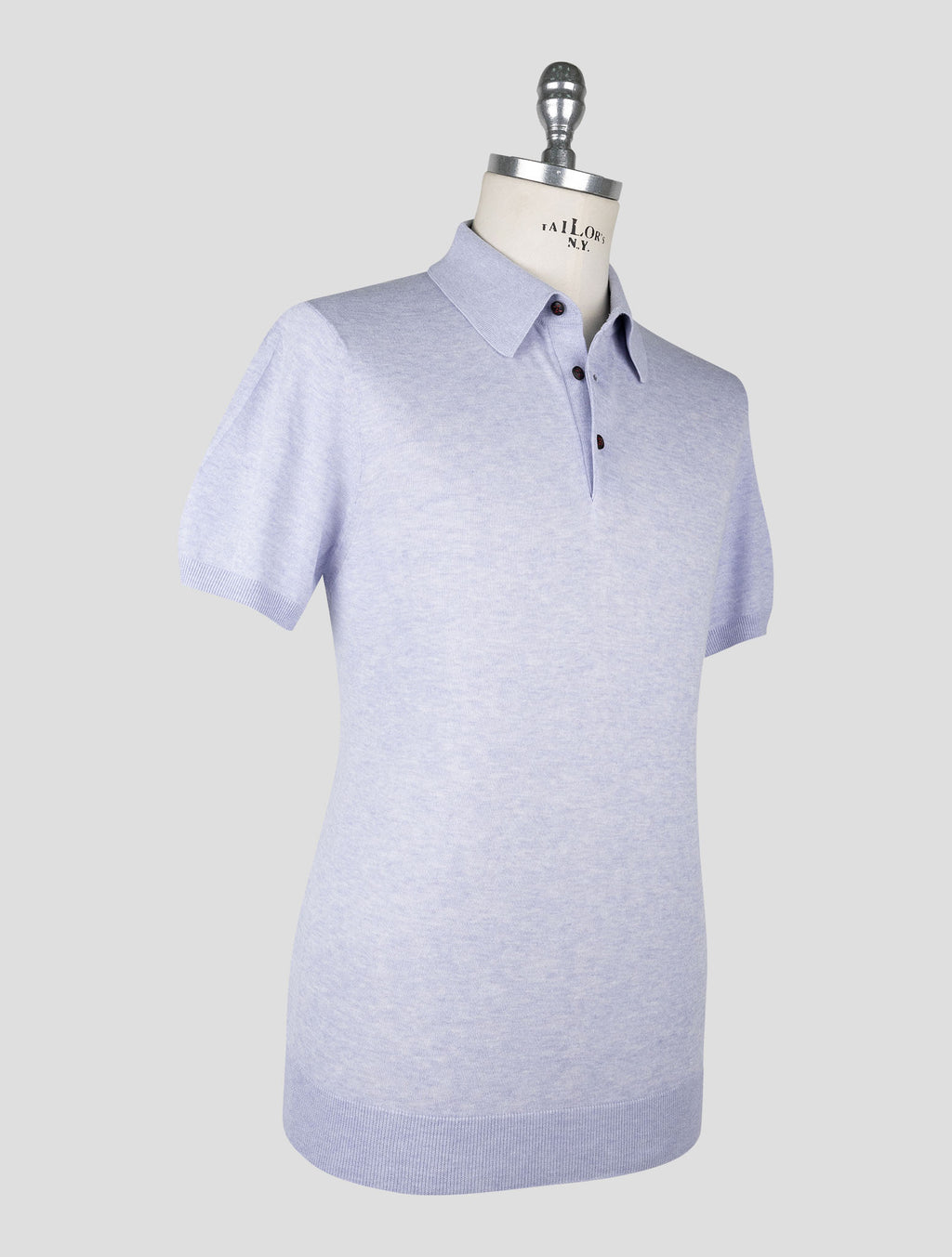 Kiton Lilac Cotton Polo 2