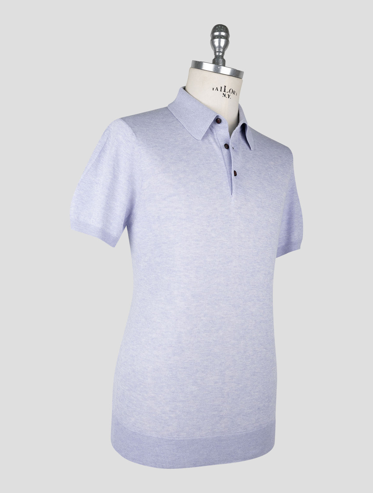 Kiton Lilac Cotton Polo 2