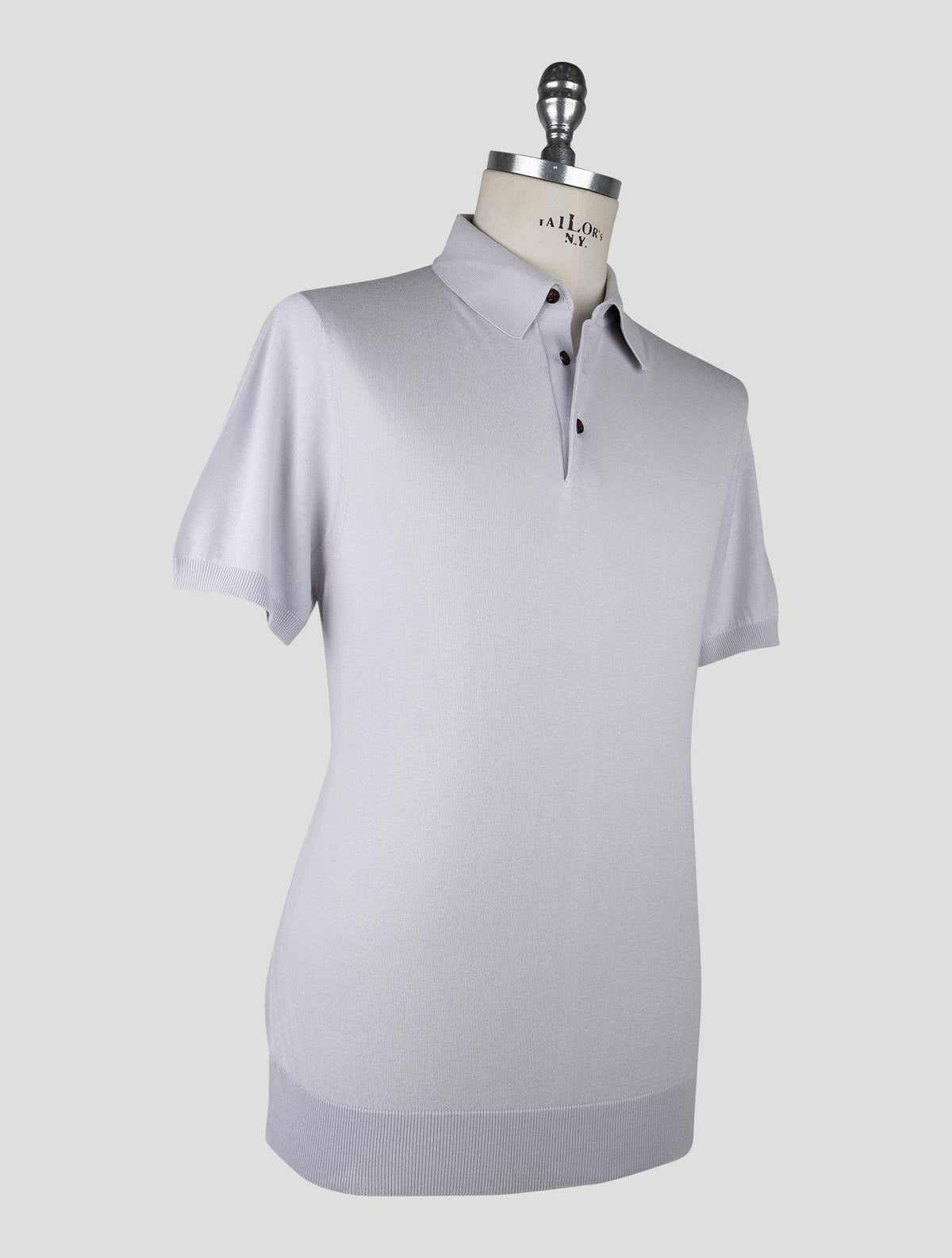 Kiton  Gray Cotton Polo 2