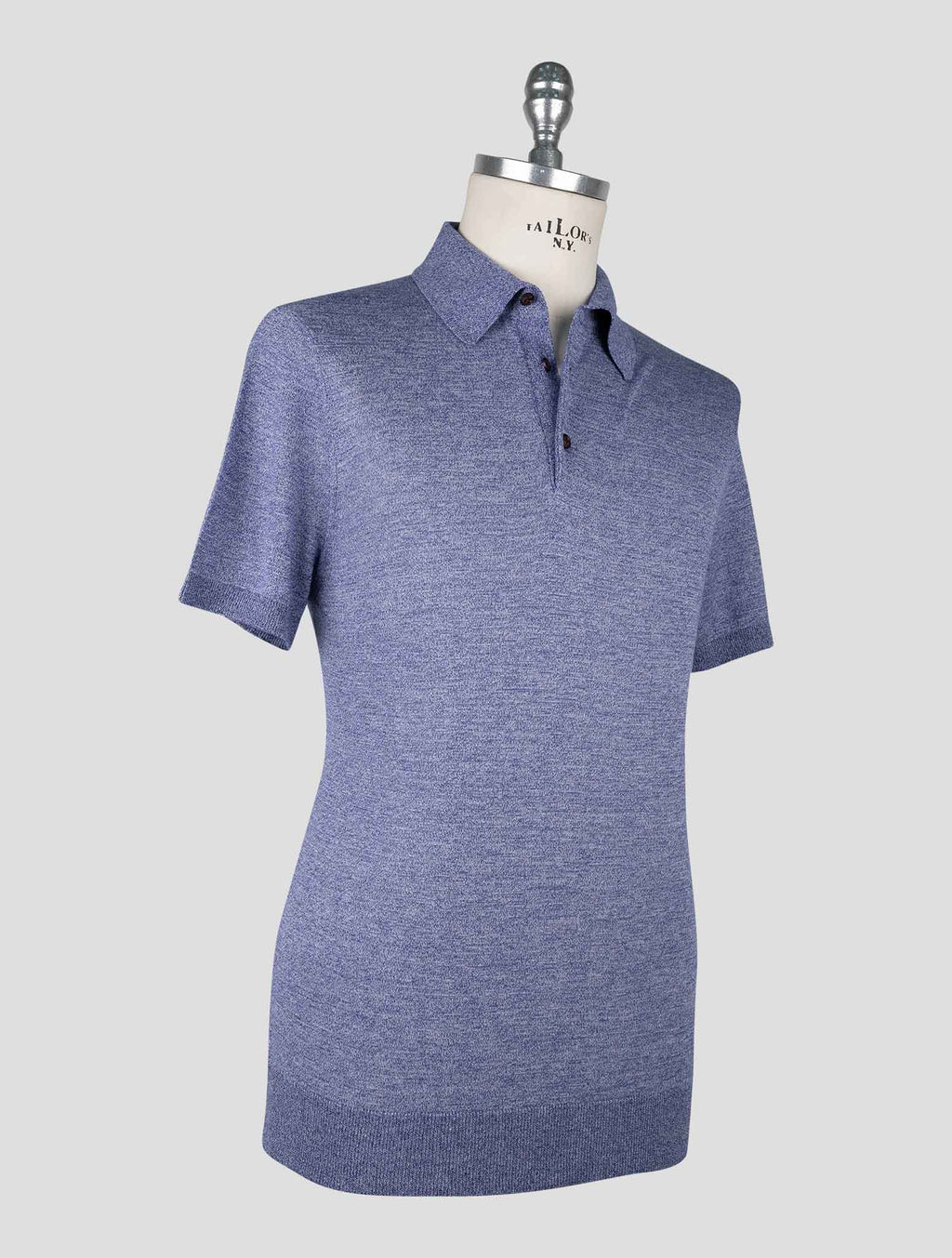 Kiton  Blue Violet Cotton Polo 2