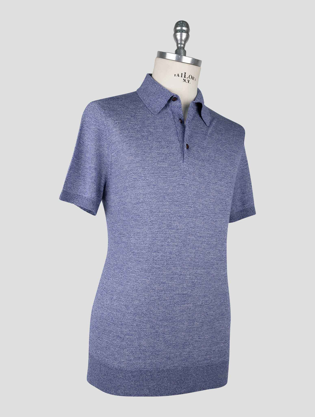 Kiton  Blue Violet Cotton Polo 2