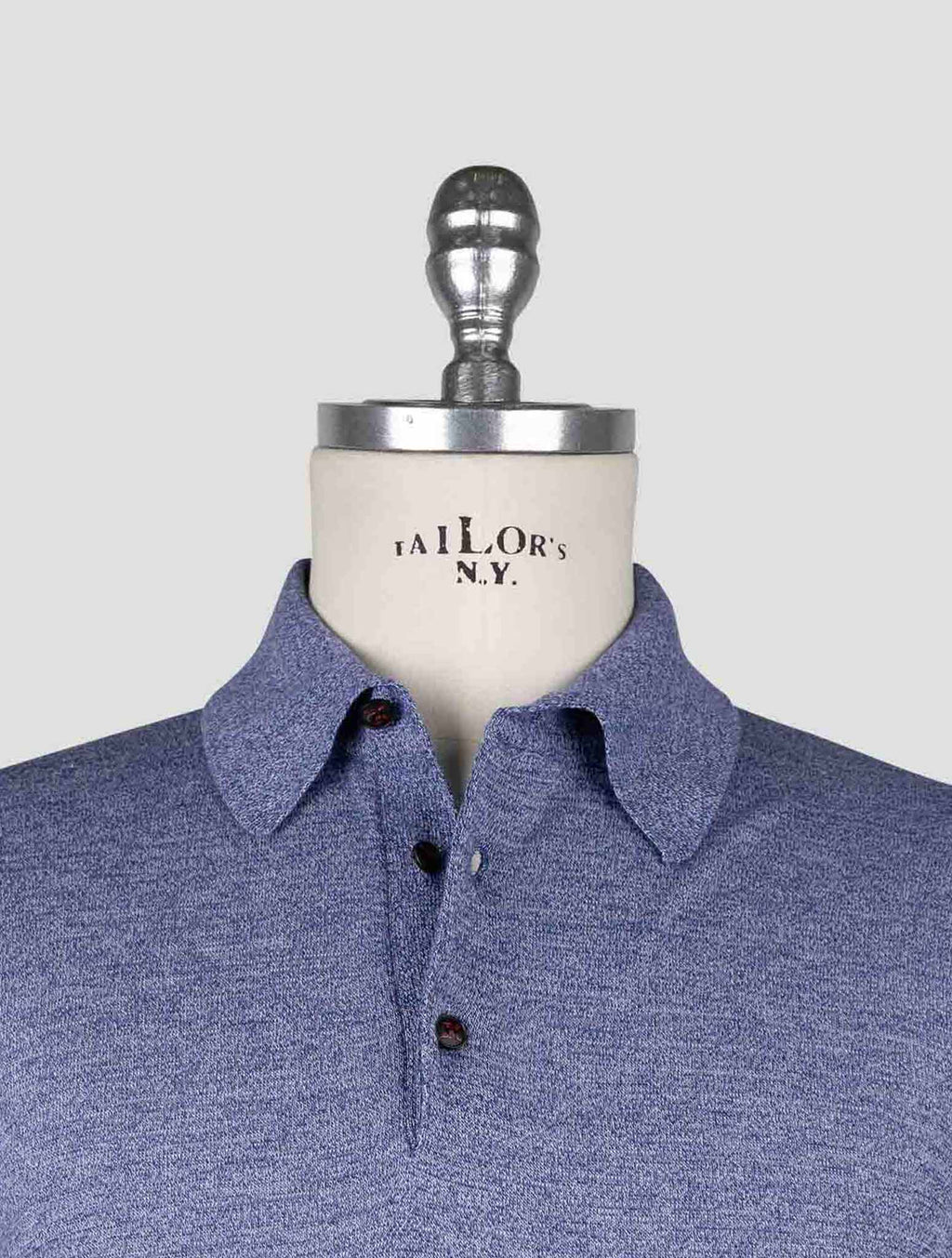 Kiton  Blue Violet Cotton Polo 4