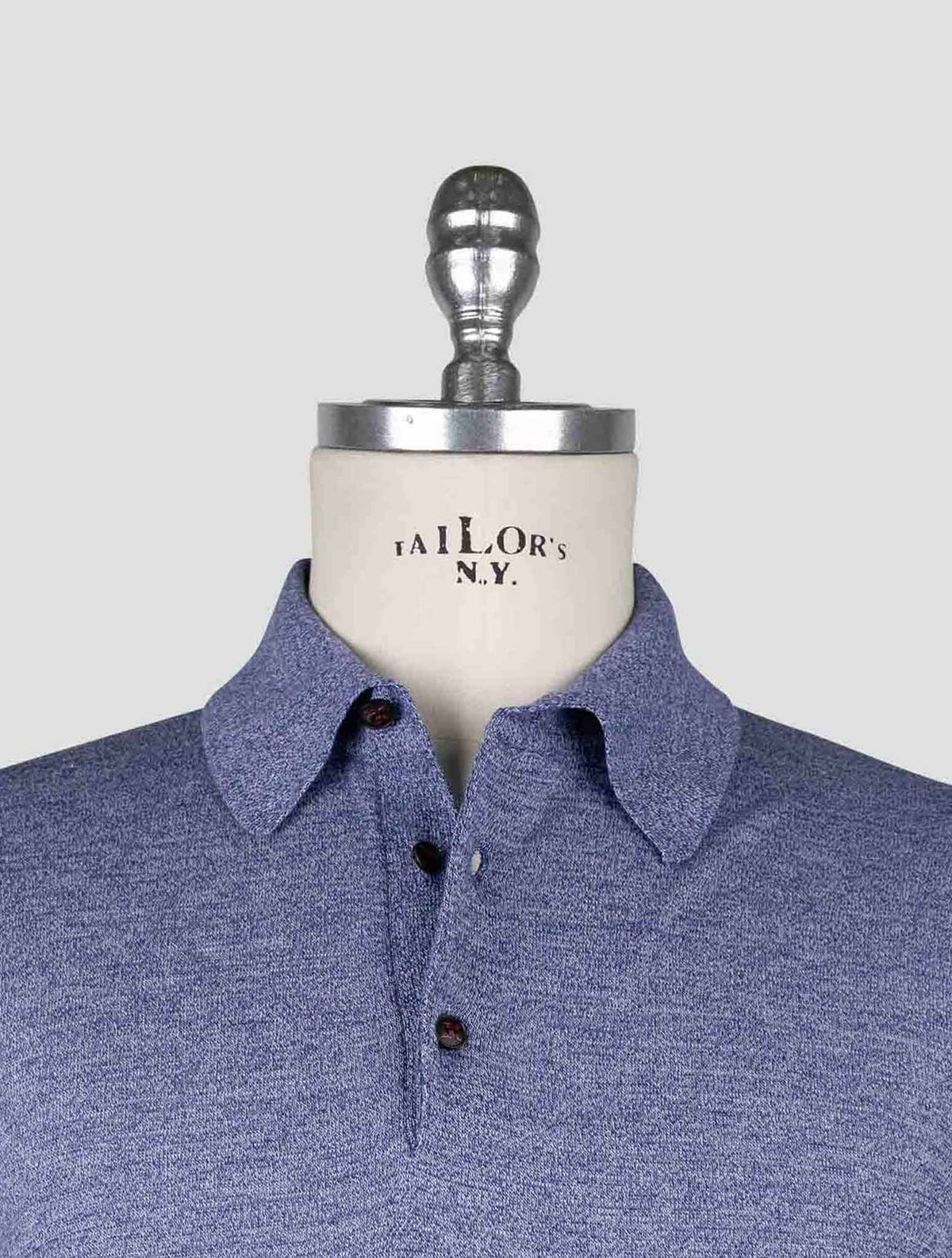 Kiton  Blue Violet Cotton Polo 4