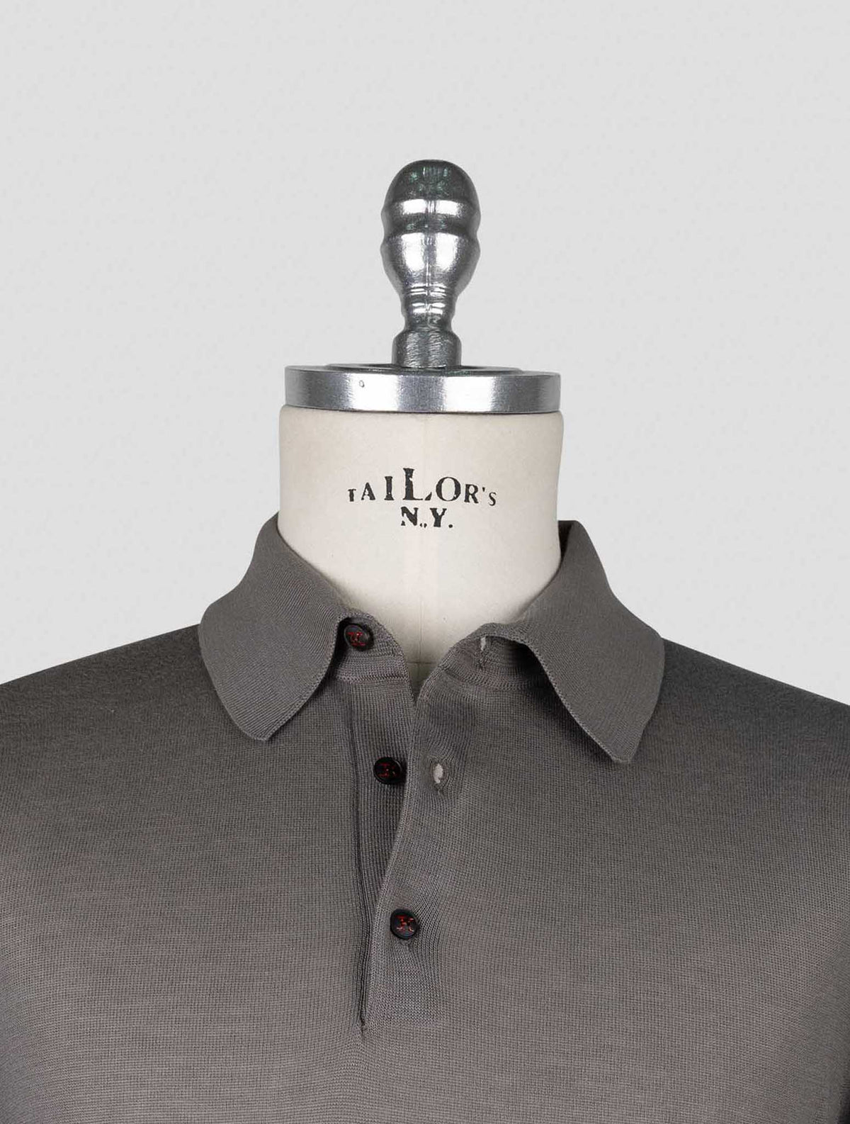 Kiton  Brown Cotton Sweater Polo 4