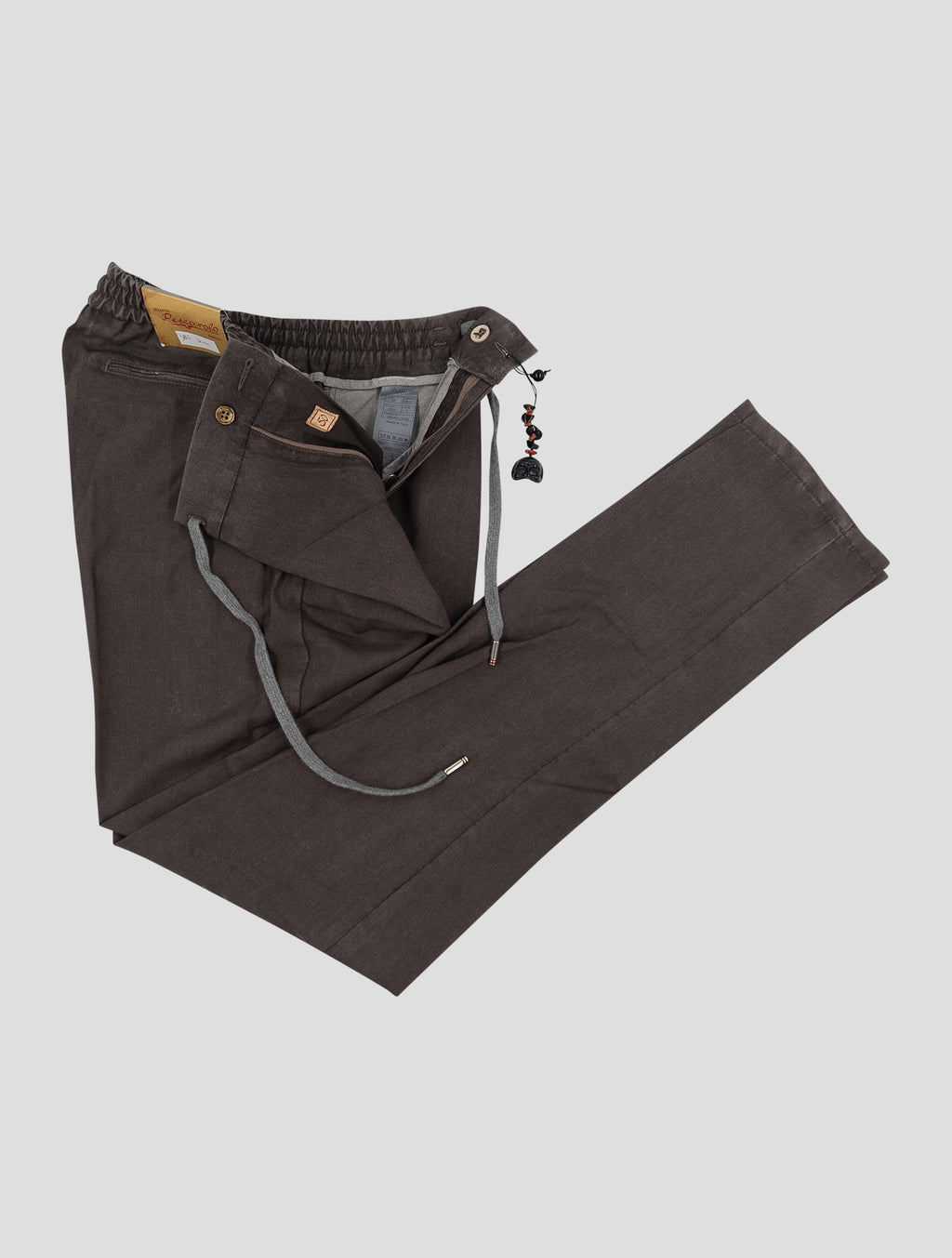 Marco Pescarolo Gray Virgin Wool Silk Pants 2
