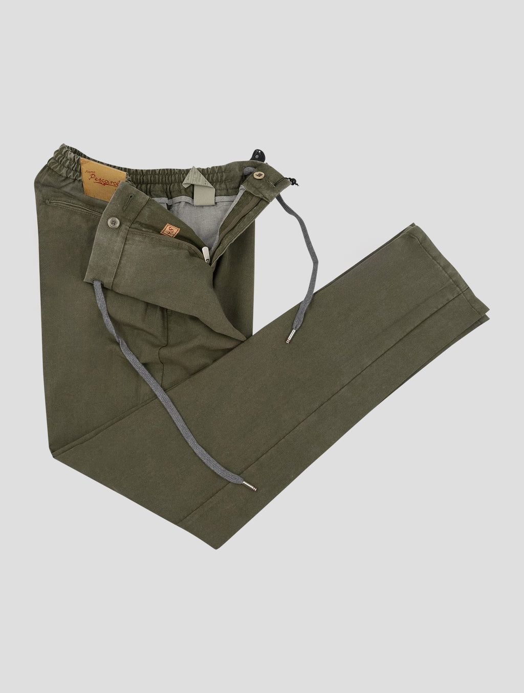Marco Pescarolo Green Virgin Wool Silk Pants 2