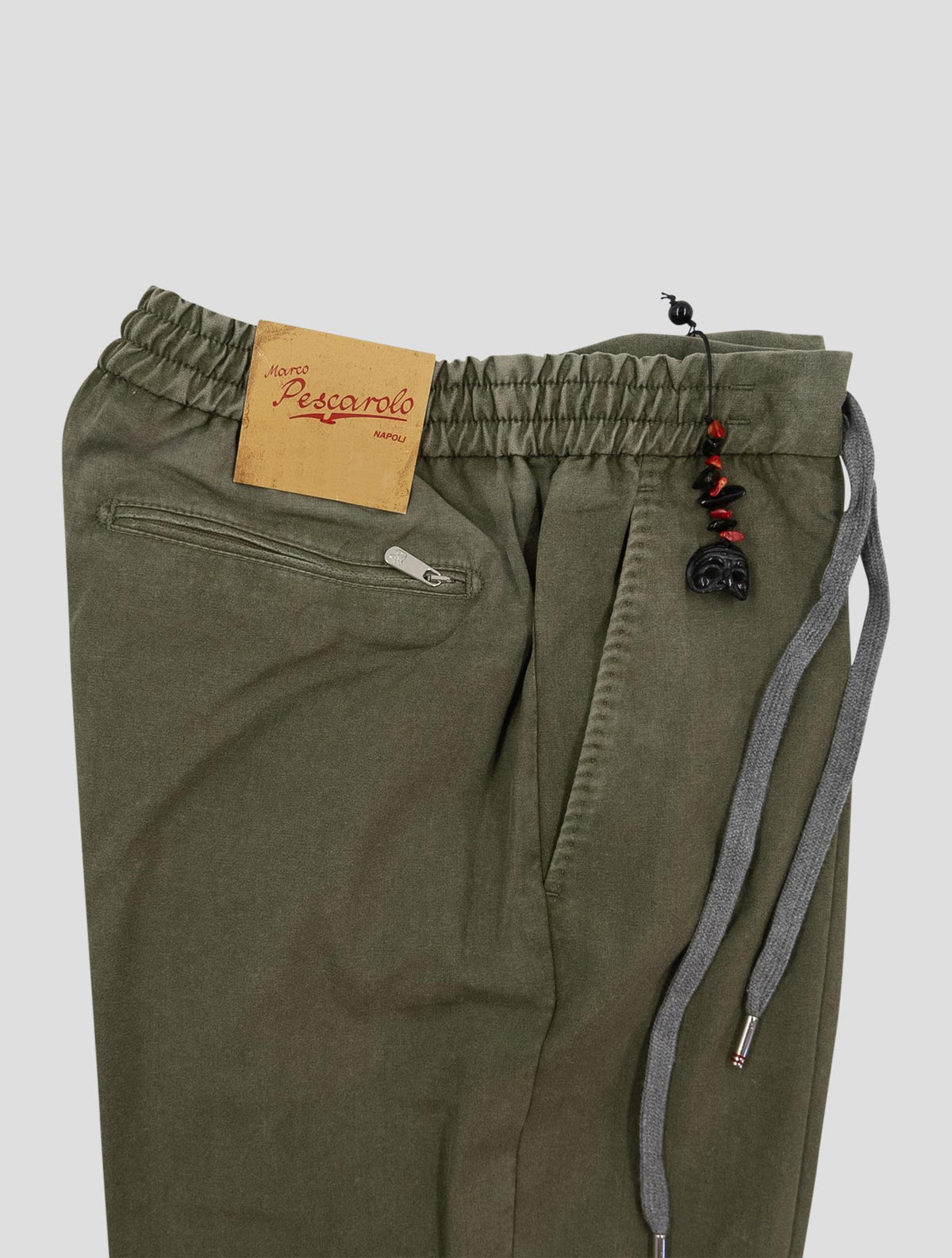 Marco Pescarolo Green Virgin Wool Silk Pants 3