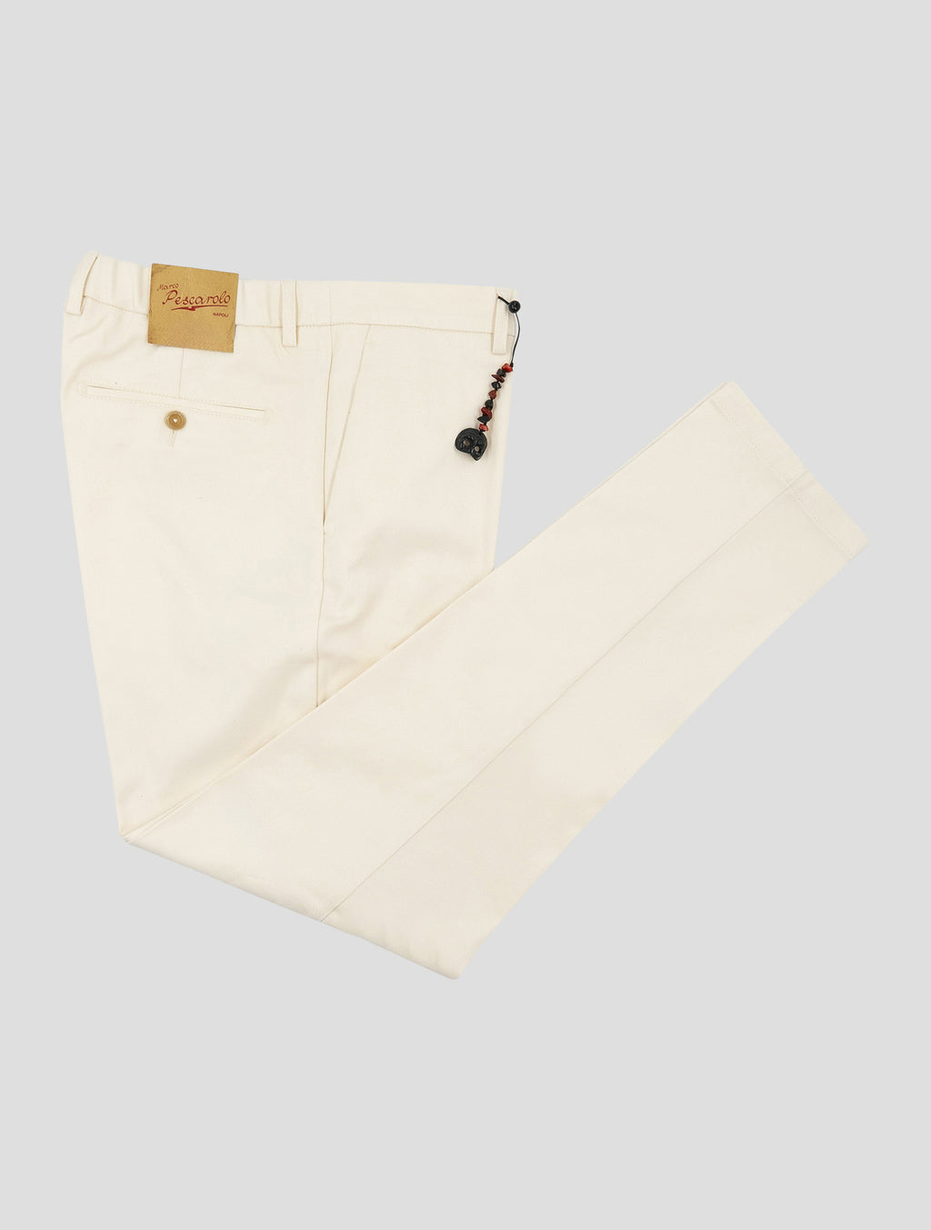 Marco Pescarolo White Cotton Cashmere Ea Pants 1