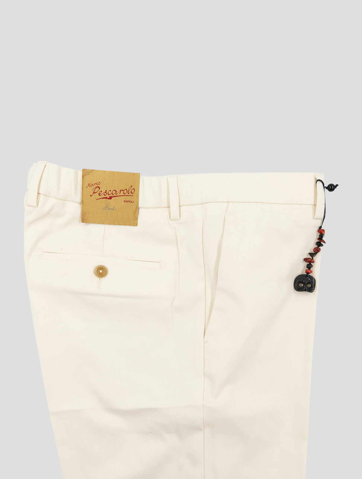 Marco Pescarolo White Cotton Cashmere Ea Pants 3