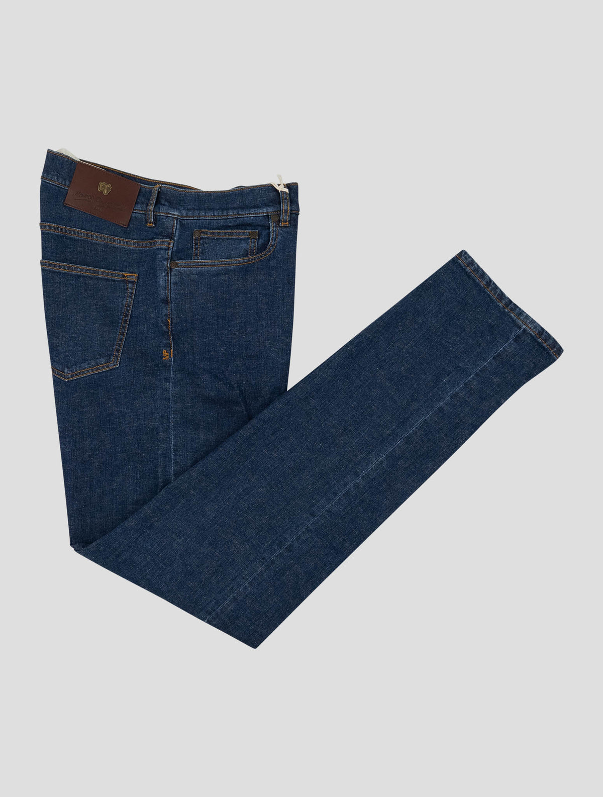 Marco Pescarolo Blue Cotton Linen Silk Ea Jeans 1