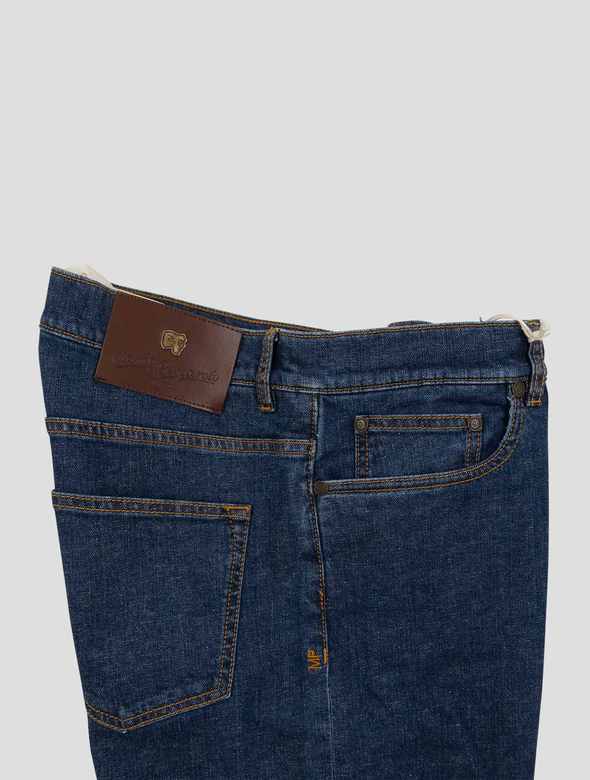 Marco Pescarolo Blue Cotton Linen Silk Ea Jeans 3