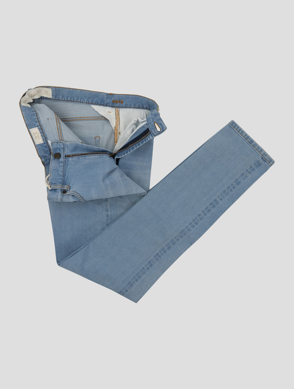 Marco Pescarolo Light Blue Cotton Ea Jeans 2