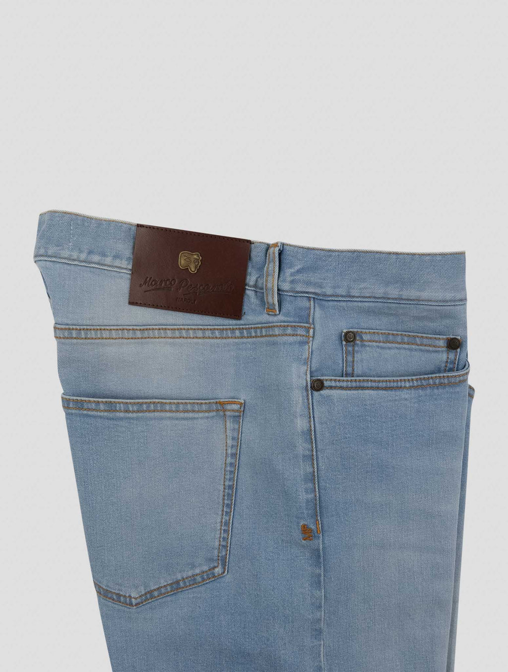 Marco Pescarolo Light Blue Cotton Ea Jeans 3