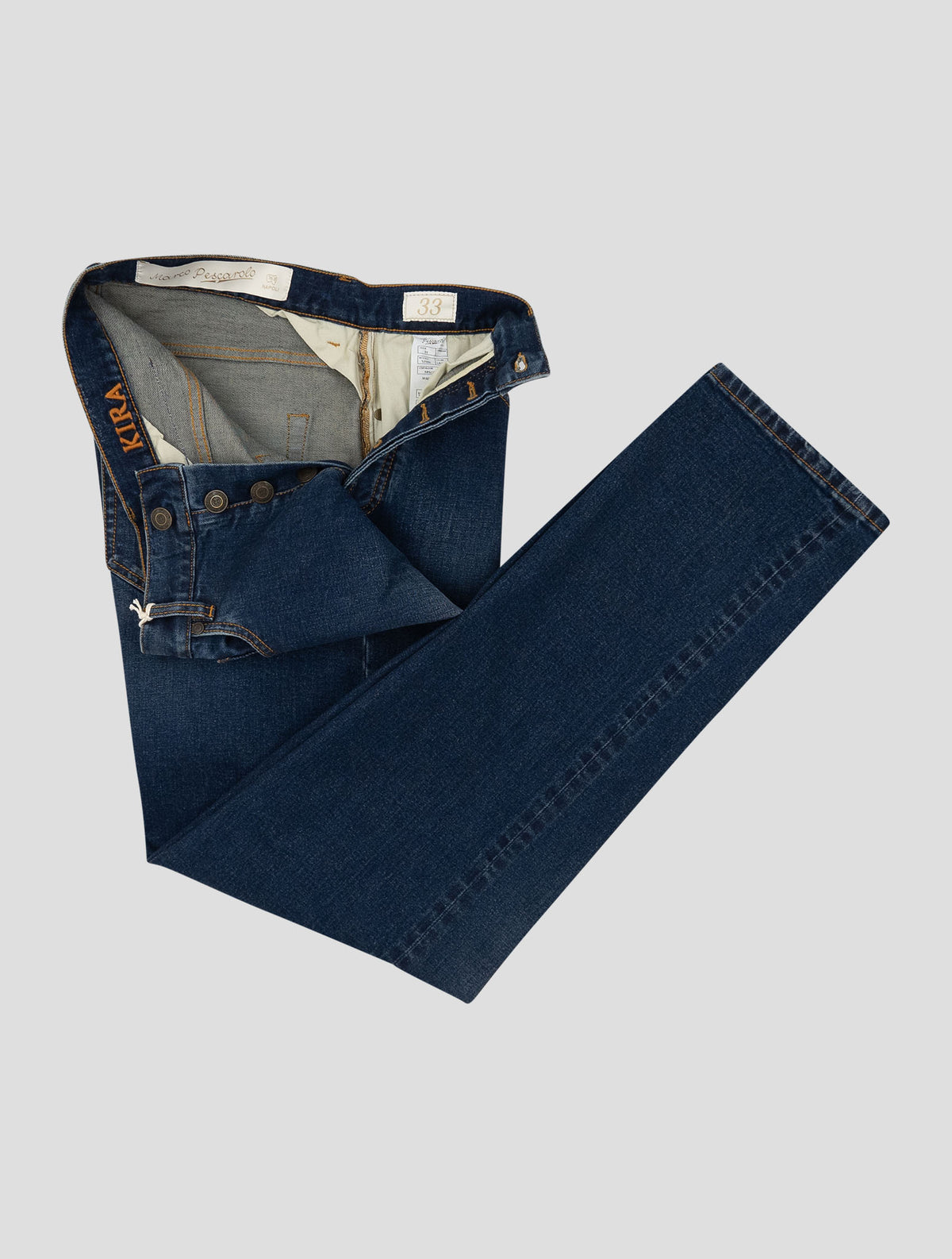 Marco Pescarolo Blue Cotton Ea Jeans 2