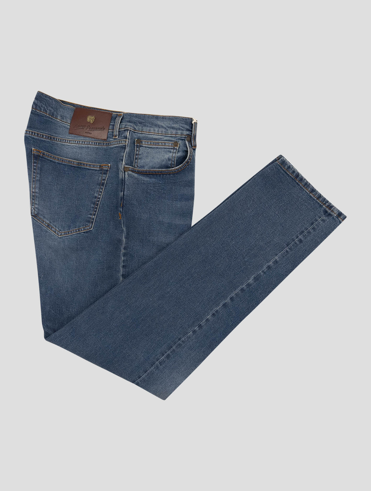 Marco Pescarolo Blue Cotton Ea Jeans 1