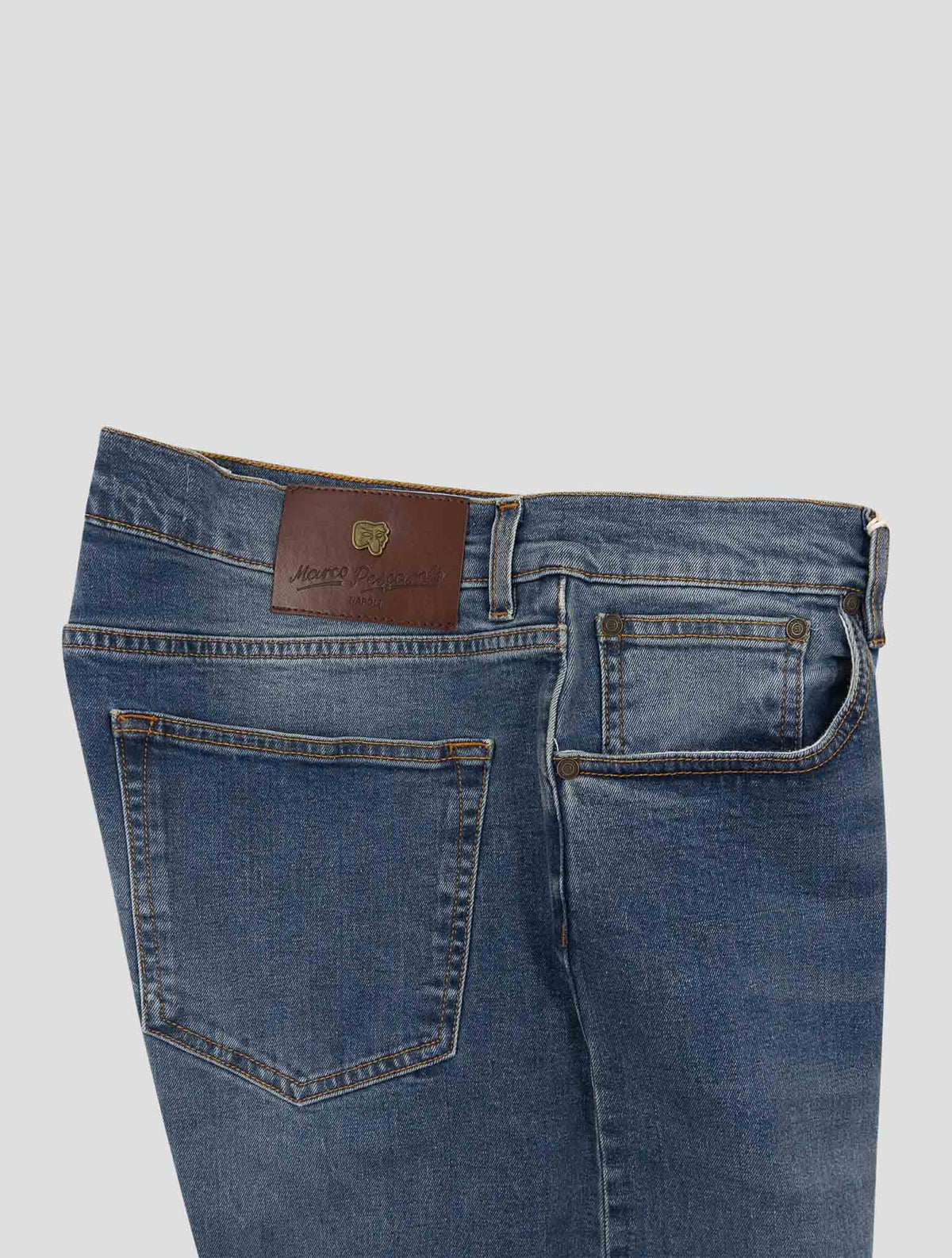 Marco Pescarolo Blue Cotton Ea Jeans 3