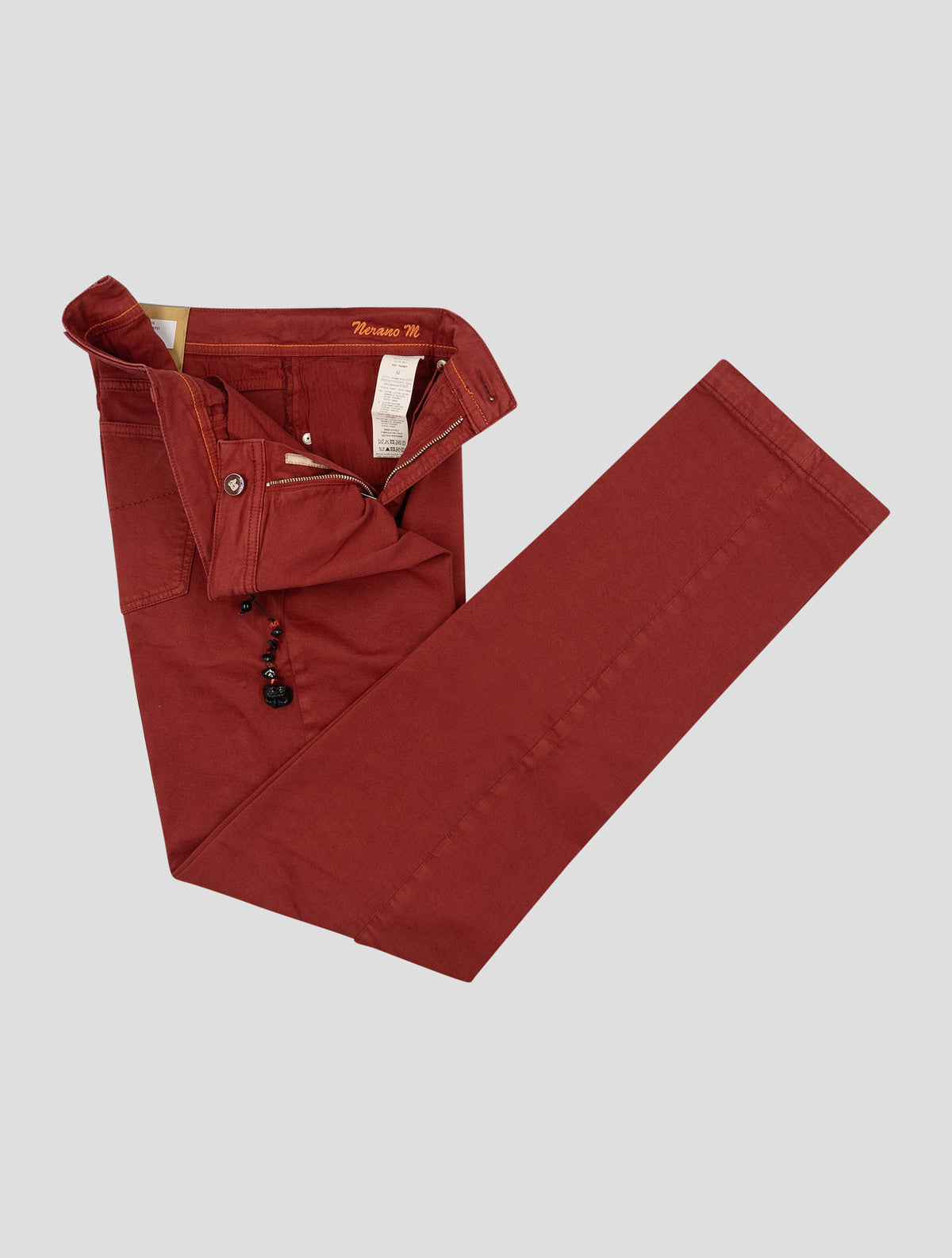Marco Pescarolo Red Cotton Ea Jeans 2