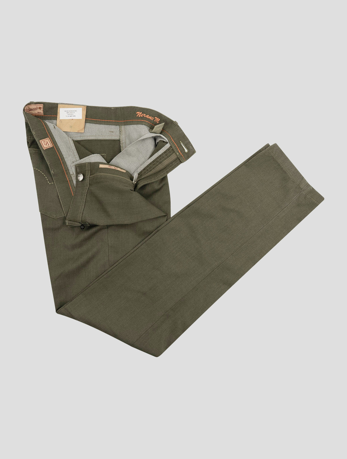 Marco Pescarolo Green Virgin Wool Jeans 2
