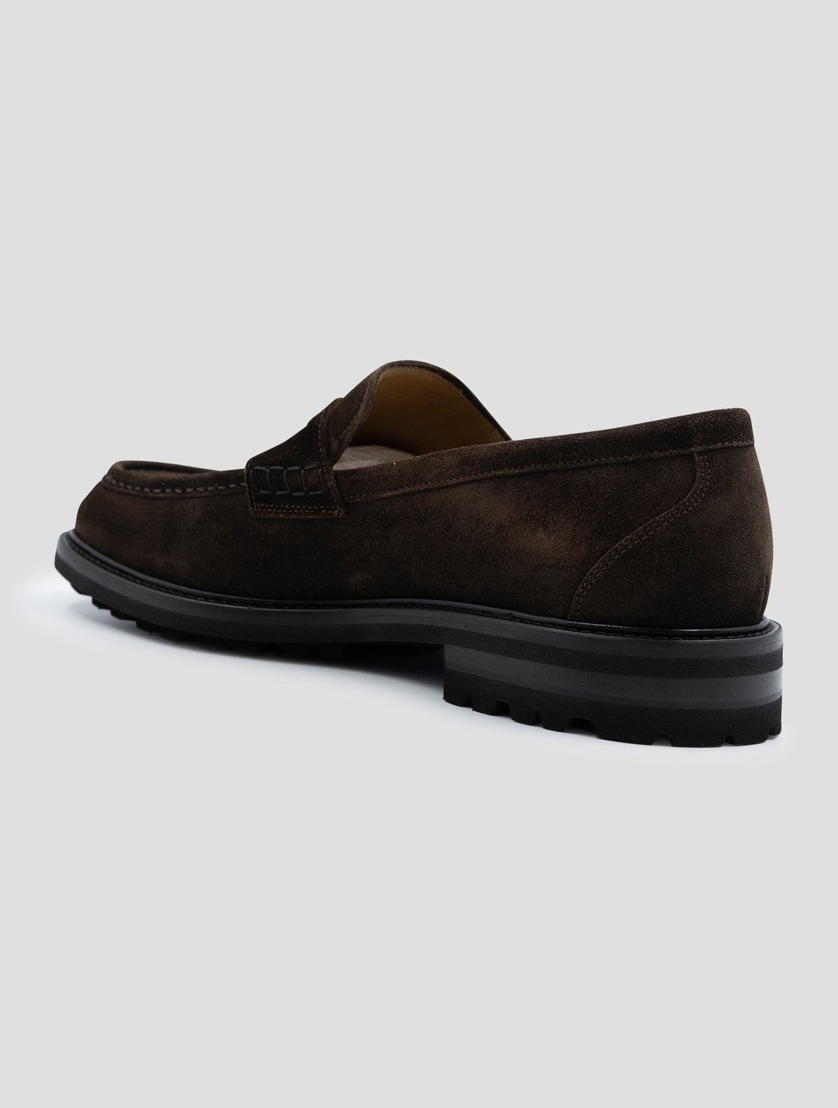 Kiton Brown Leather Suede Loafers 3