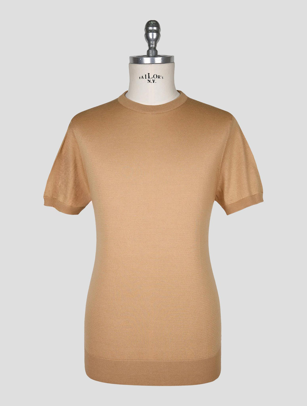 Kiton Beige  Cotton T-shirt 1