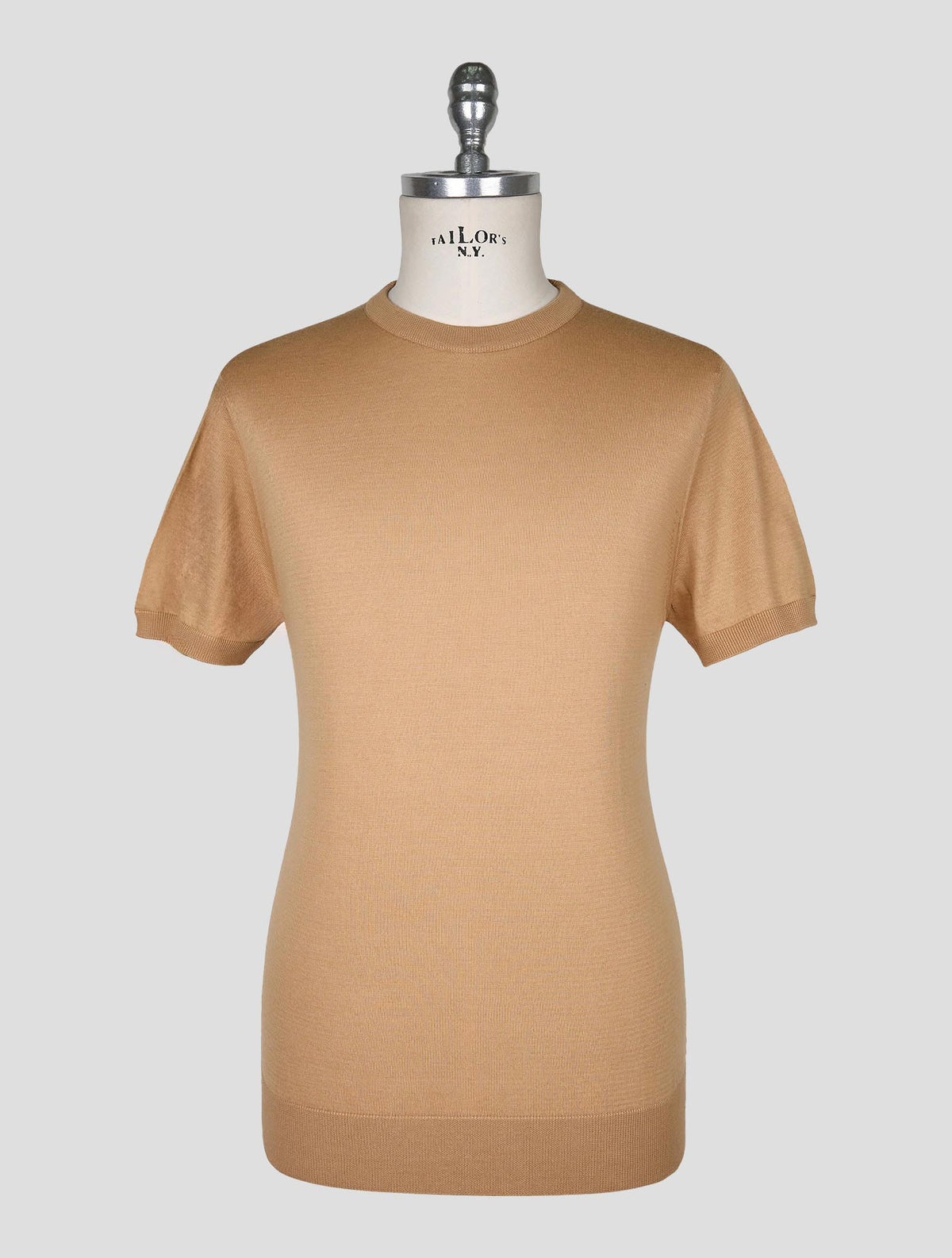 Kiton Beige  Cotton T-shirt 1