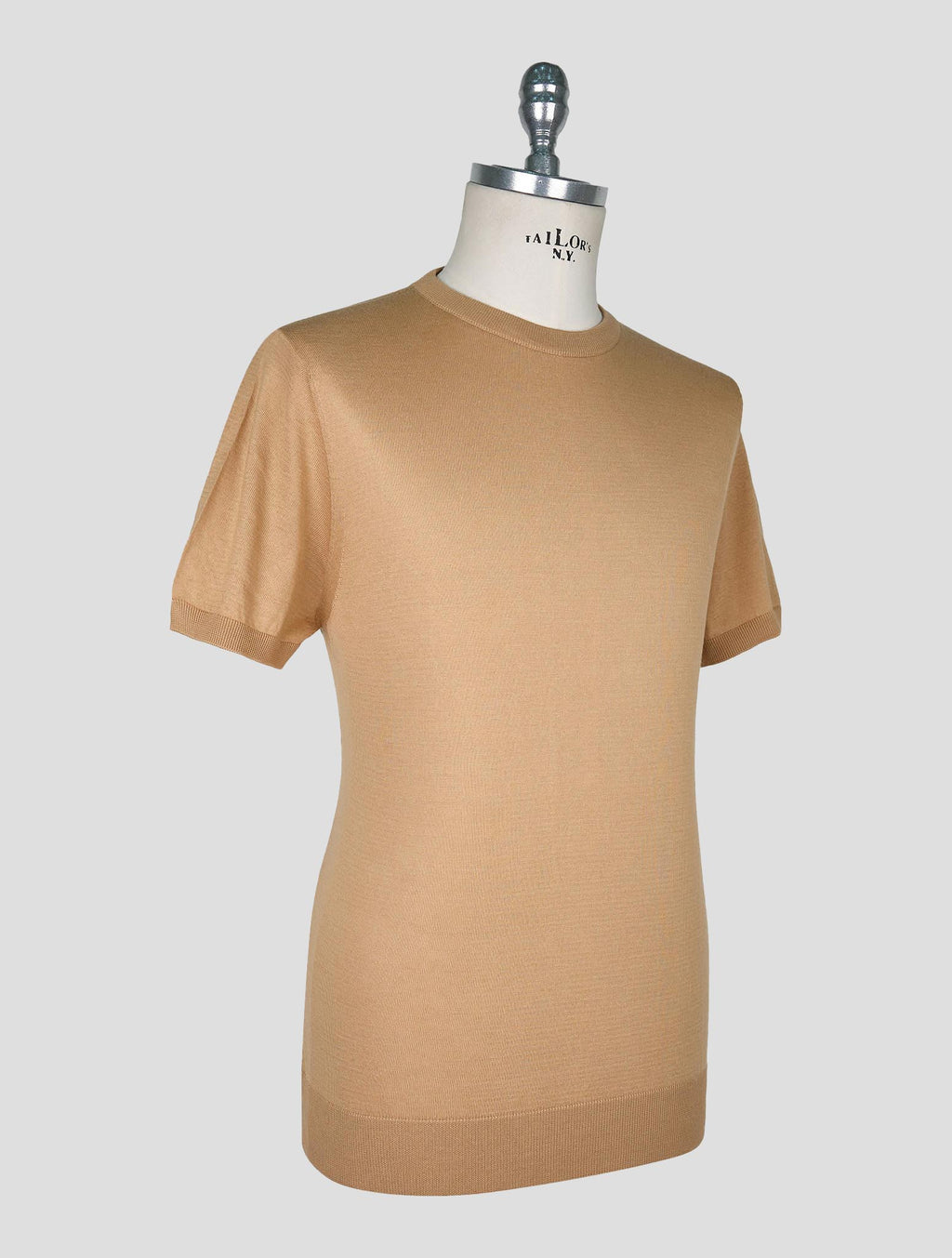 Kiton Beige  Cotton T-shirt 2
