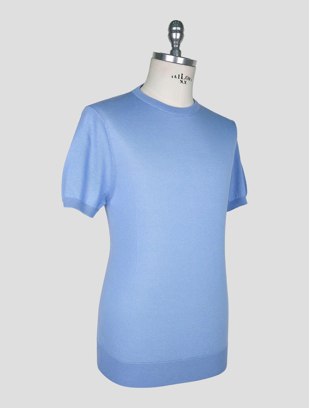 Kiton Light Blue  Cotton T-shirt 2