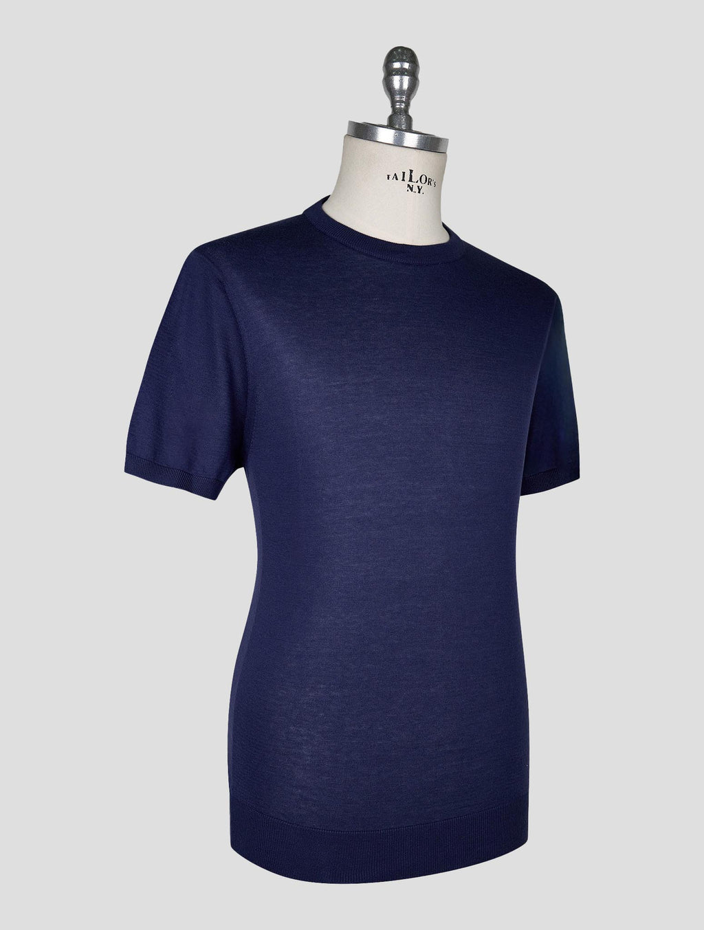 Kiton Dark Blue  Cotton T-shirt 2