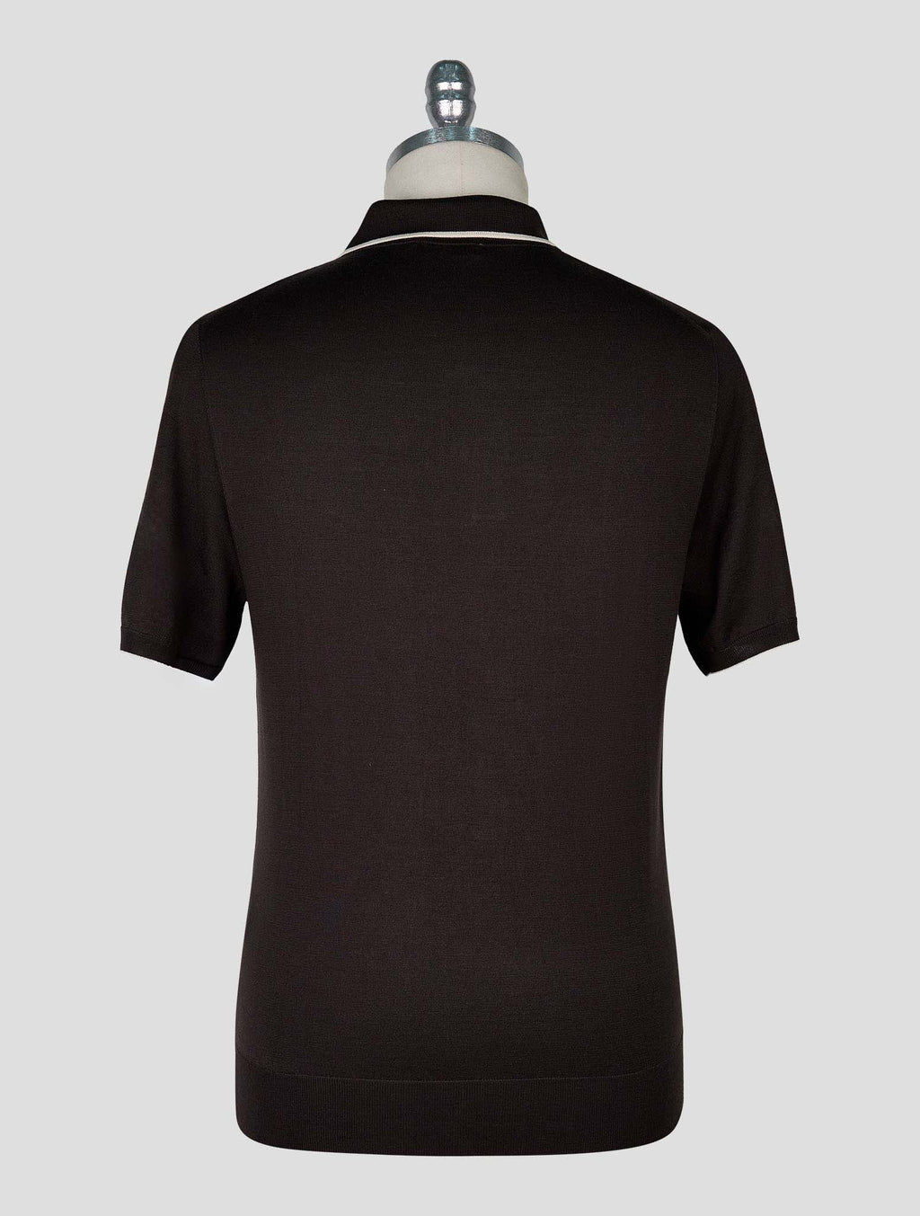 Cesare Attolini Brown Silk Polo 3