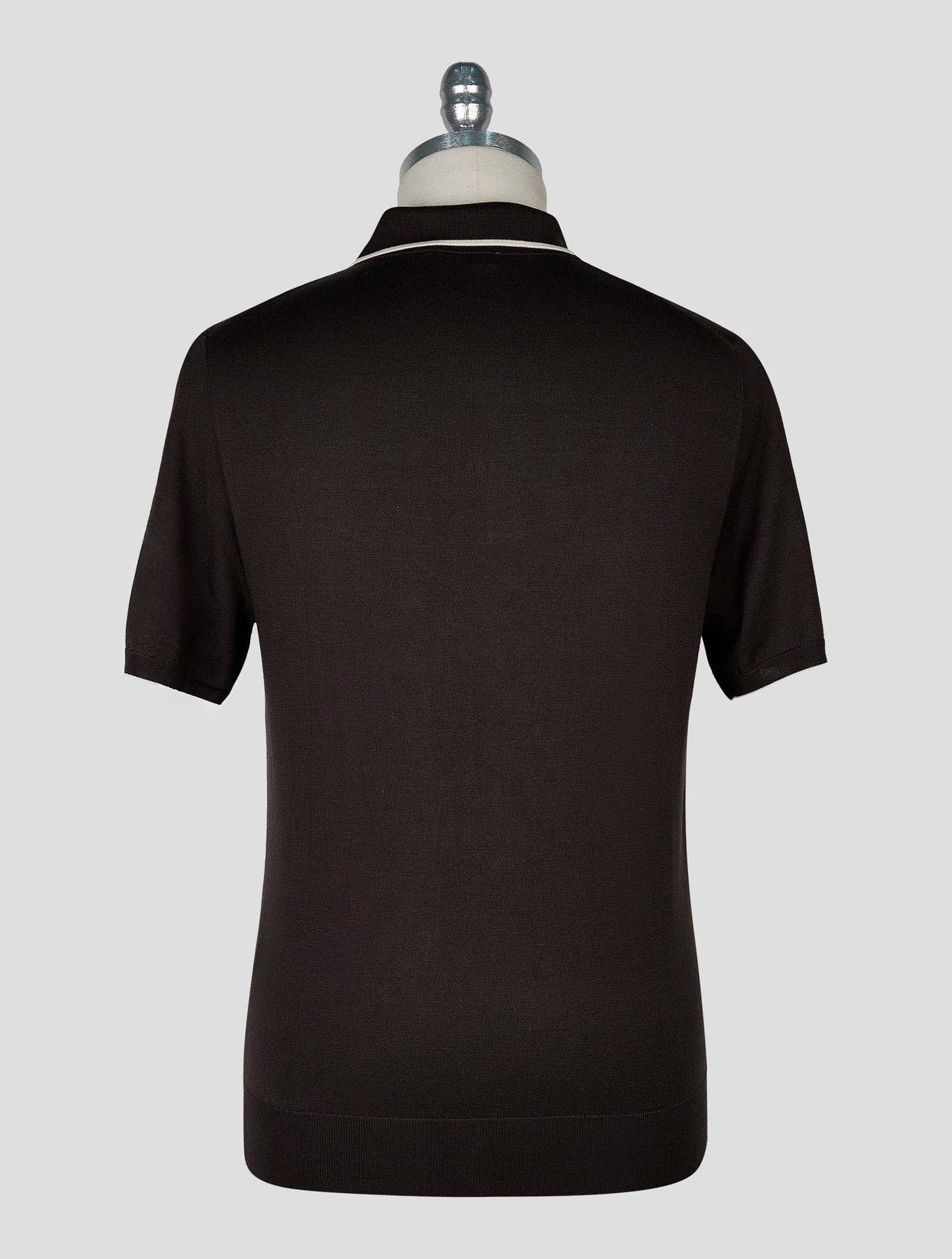 Cesare Attolini Brown Silk Polo 3