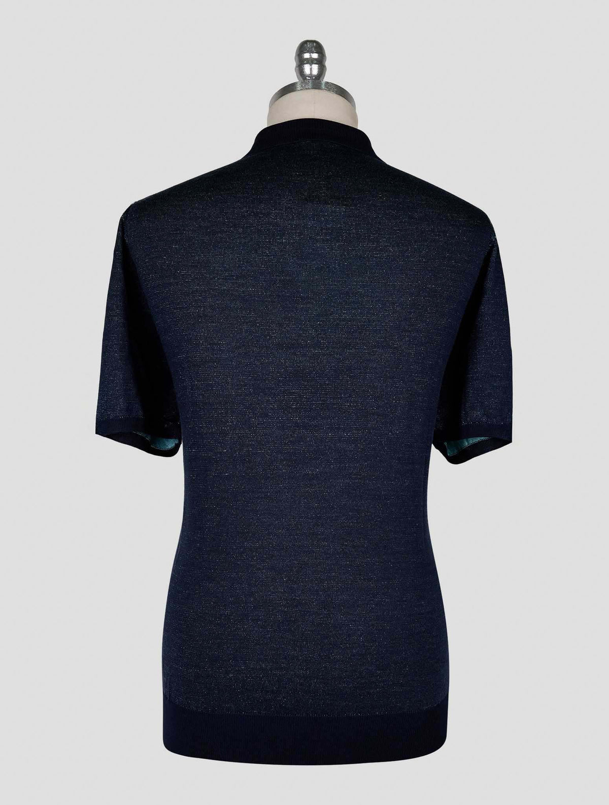 Cesare Attolini Green Silk Polo Half Zip 3