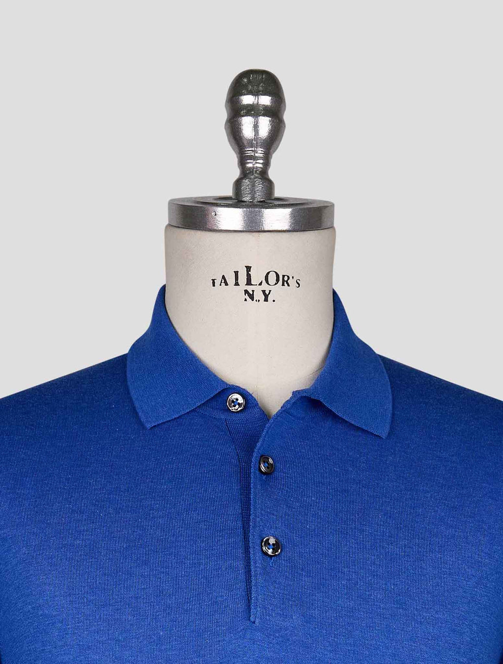 Cesare Attolini Blue Sweater Polo 4