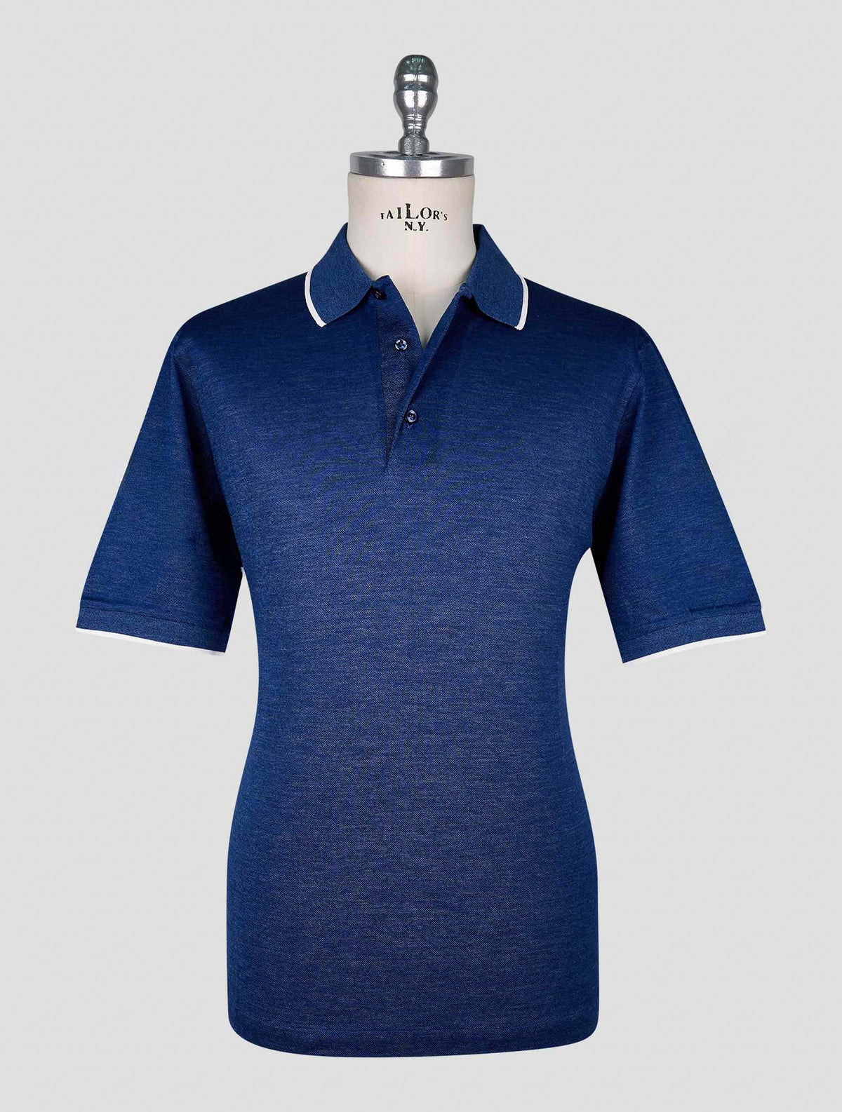 Cesare Attolini Blue Cotton Polo 1