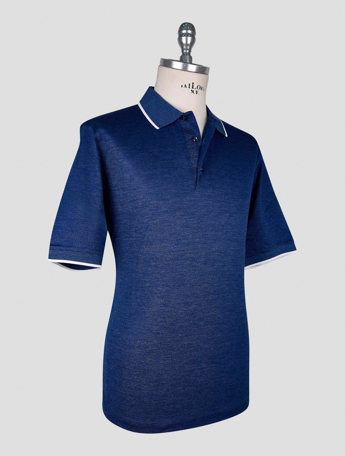 Cesare Attolini Blue Cotton Polo 2