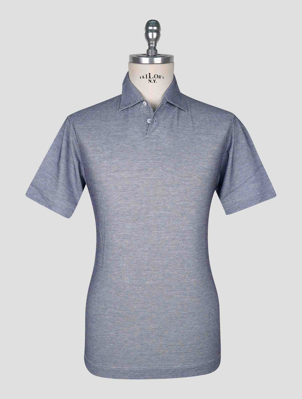 Cesare Attolini Light Blue Silk Polo 1