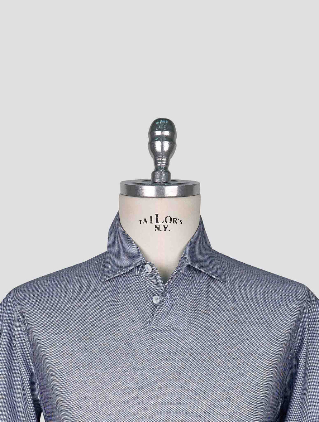 Cesare Attolini Light Blue Silk Polo 4