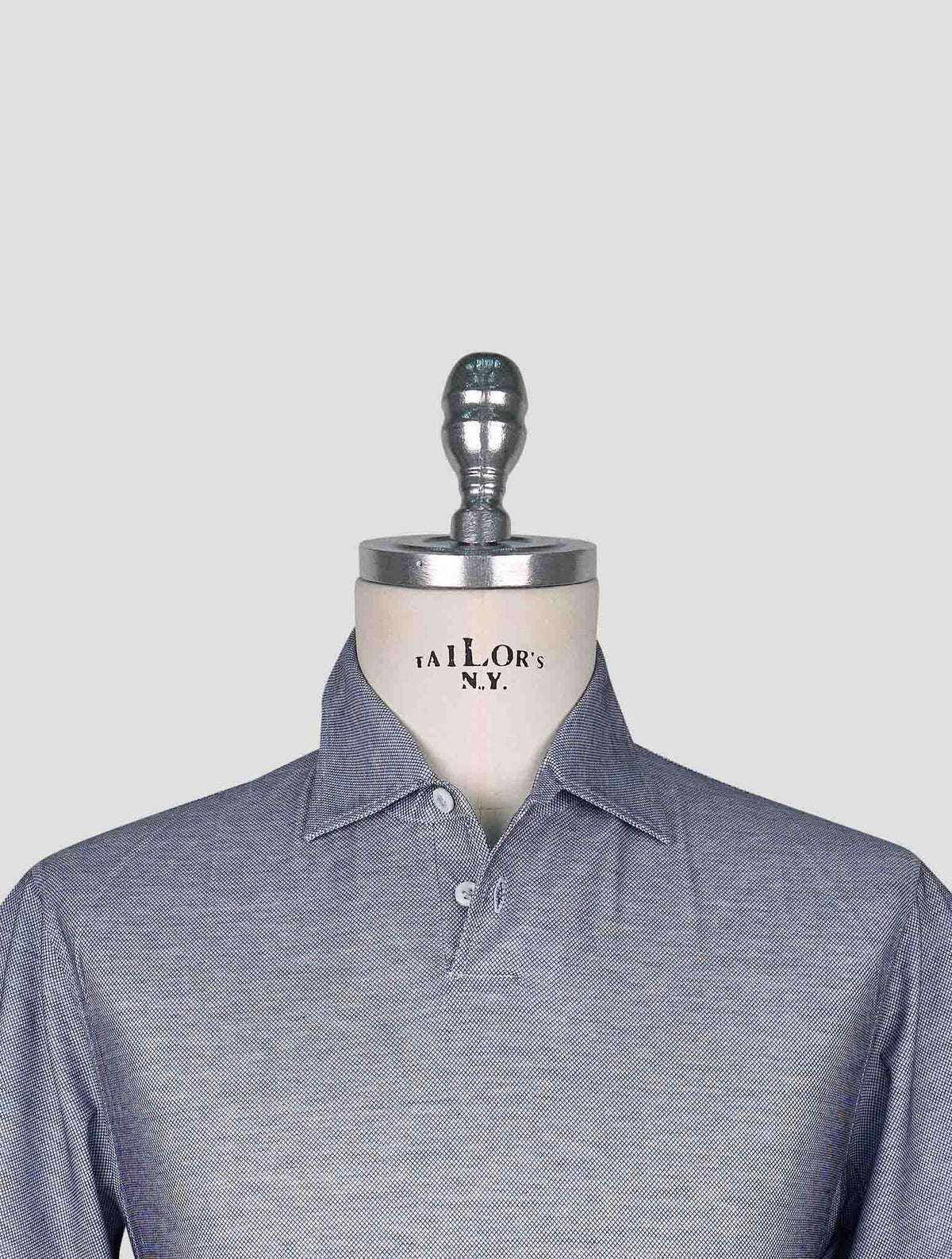 Cesare Attolini Light Blue Silk Polo 4