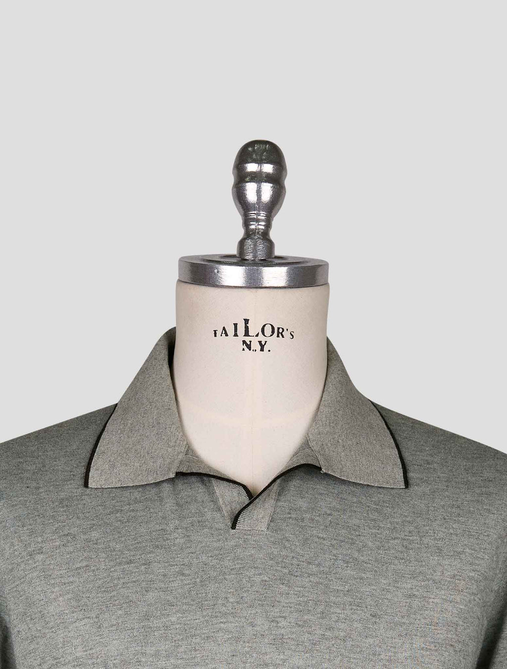 Cesare Attolini Green Cotton Cashmere Polo 4