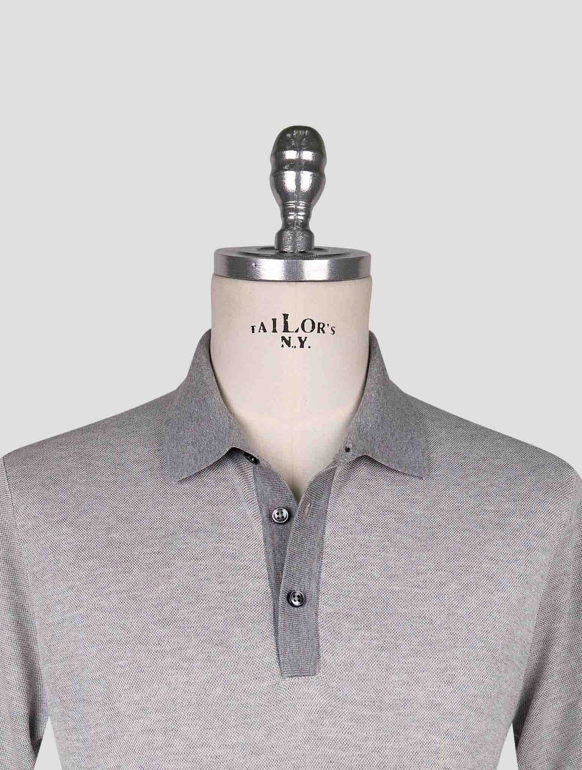 Cesare AttolinI Gray Cotton Polo 4