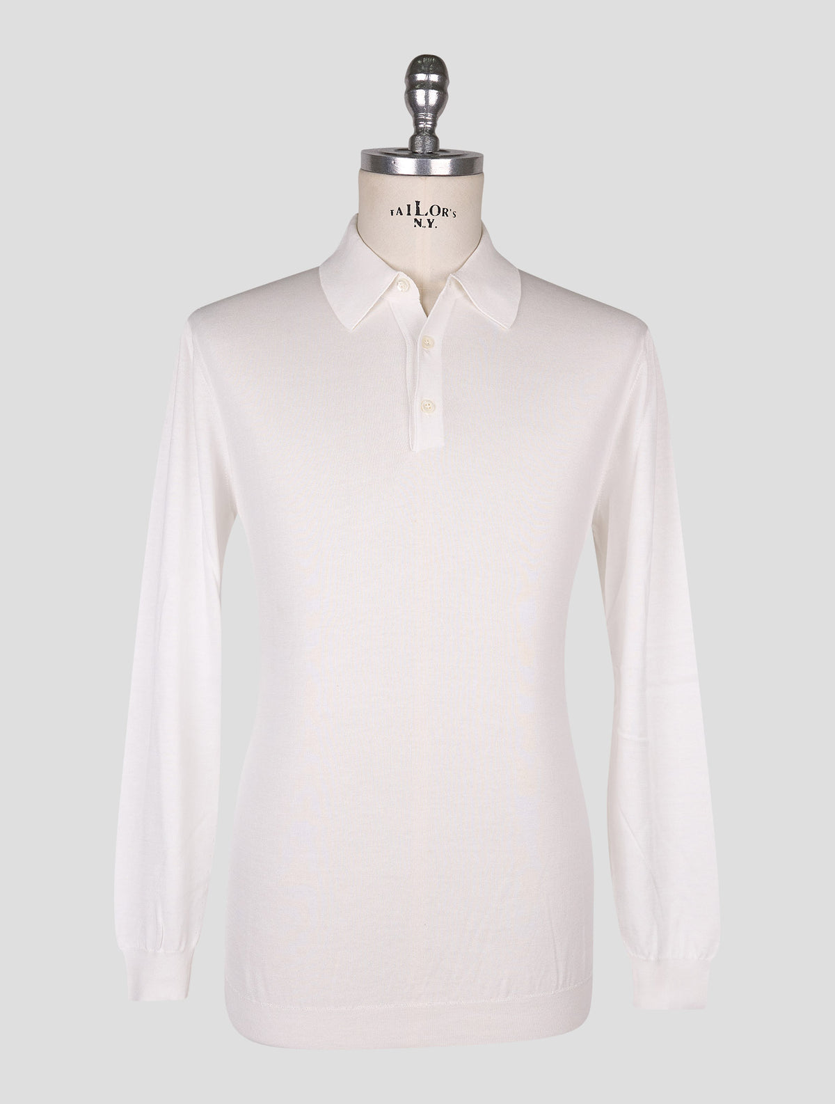 Cesare Attolini White Cotton Sweater Polo 1