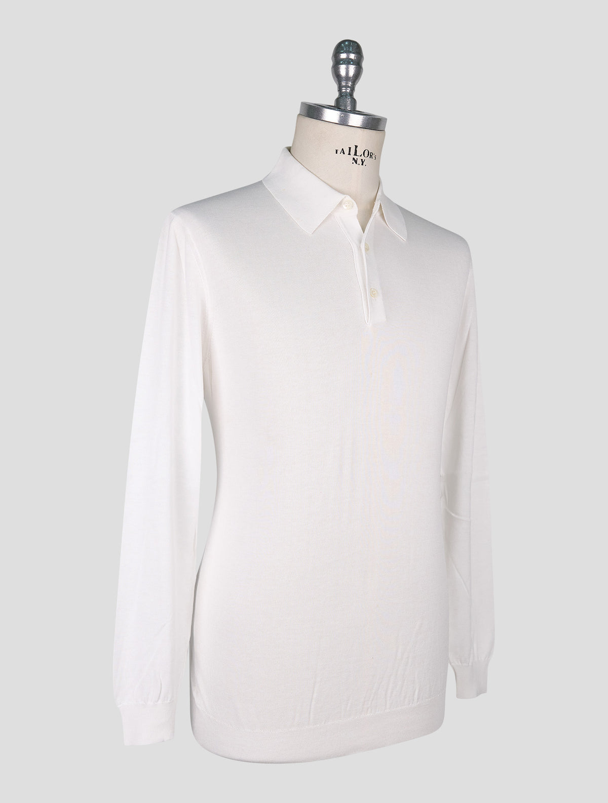 Cesare Attolini White Cotton Sweater Polo 2