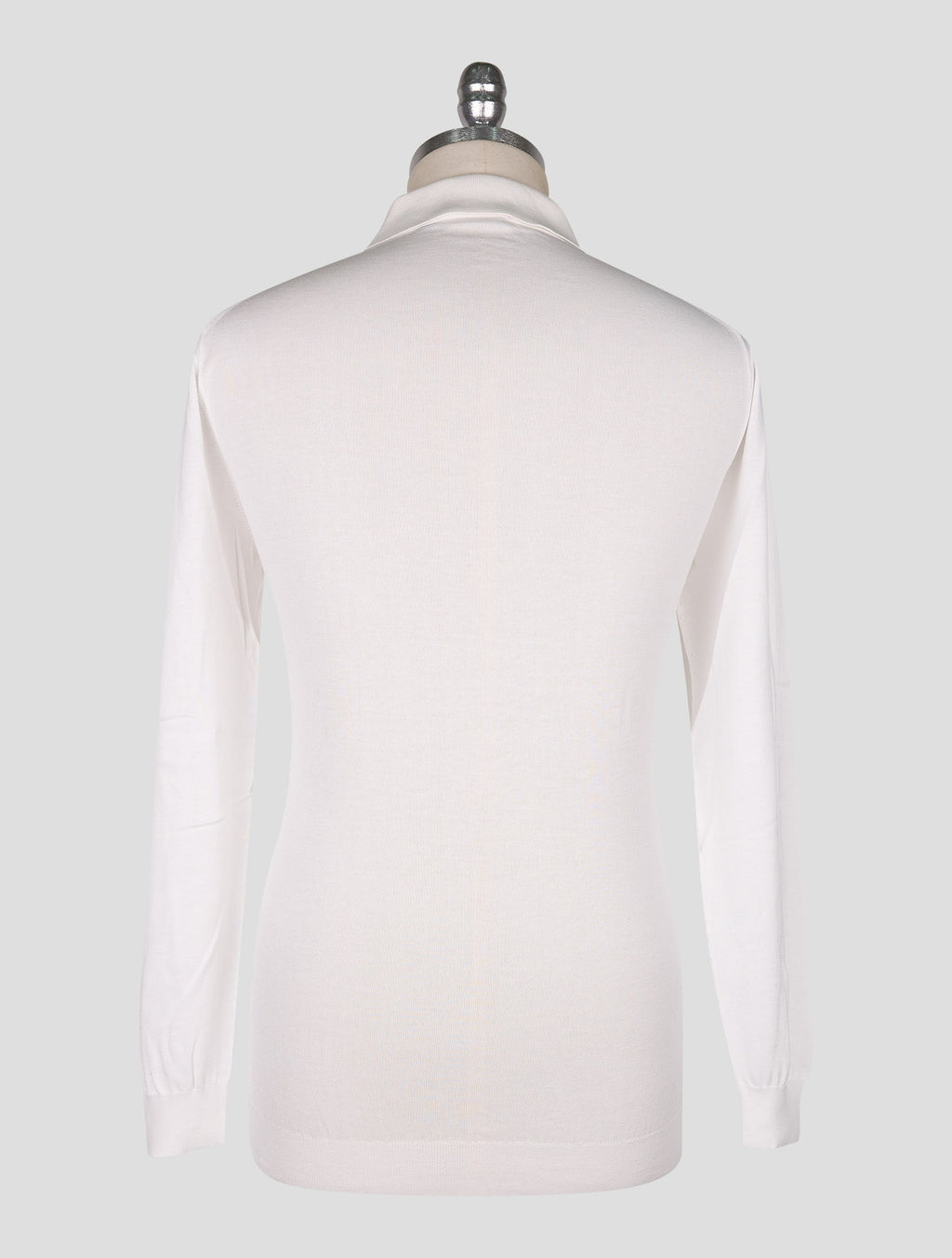 Cesare Attolini White Cotton Sweater Polo 3