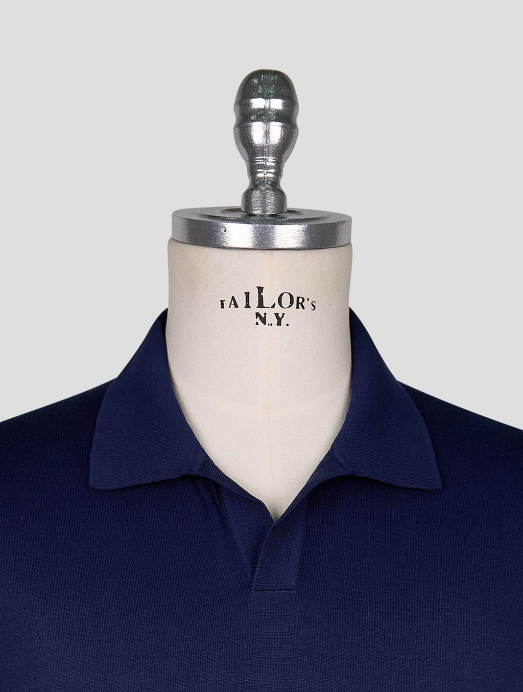 Cesare Attolini Blue Cotton Polo 4