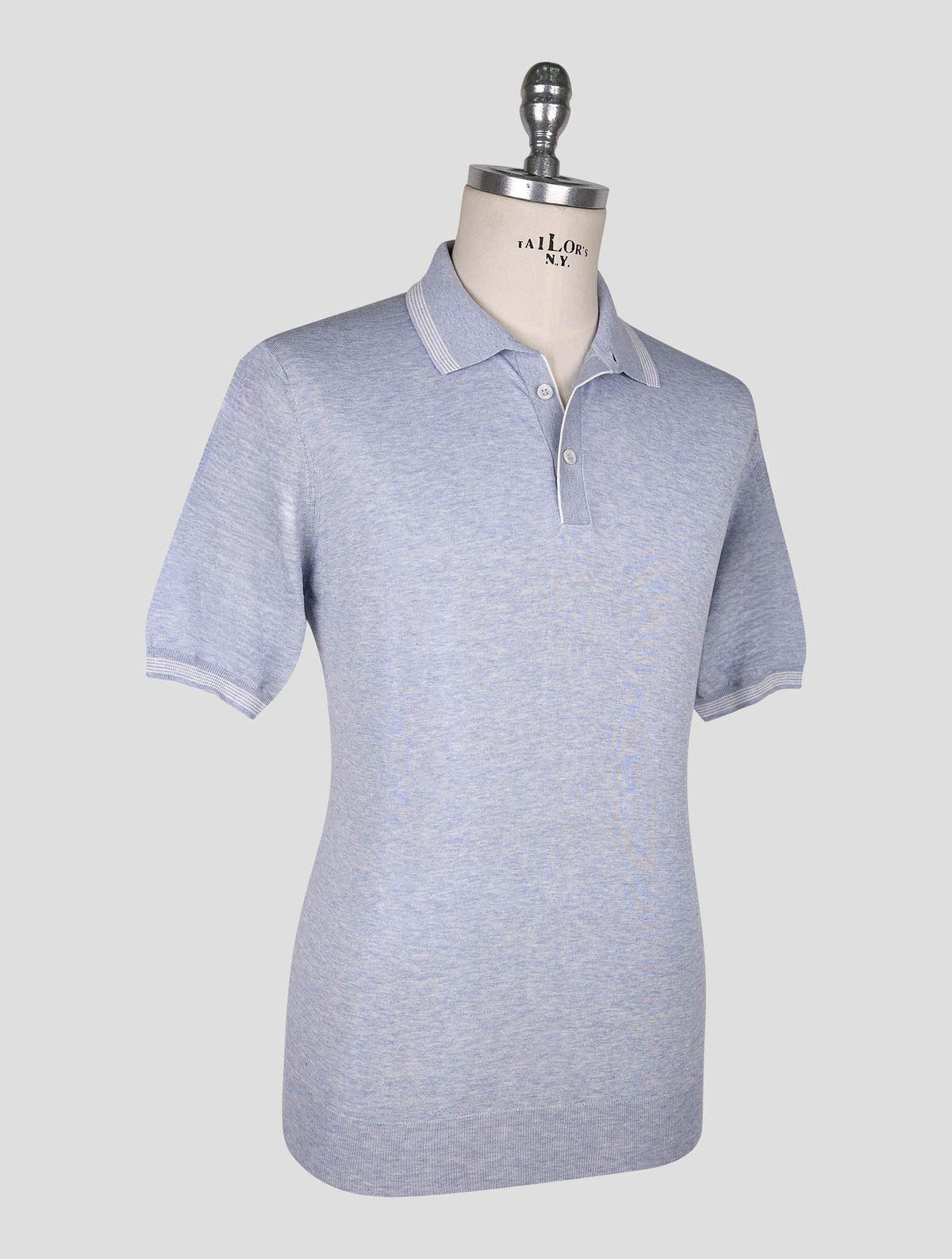 Cesare Attolini Light Blue Cotton Polo 2