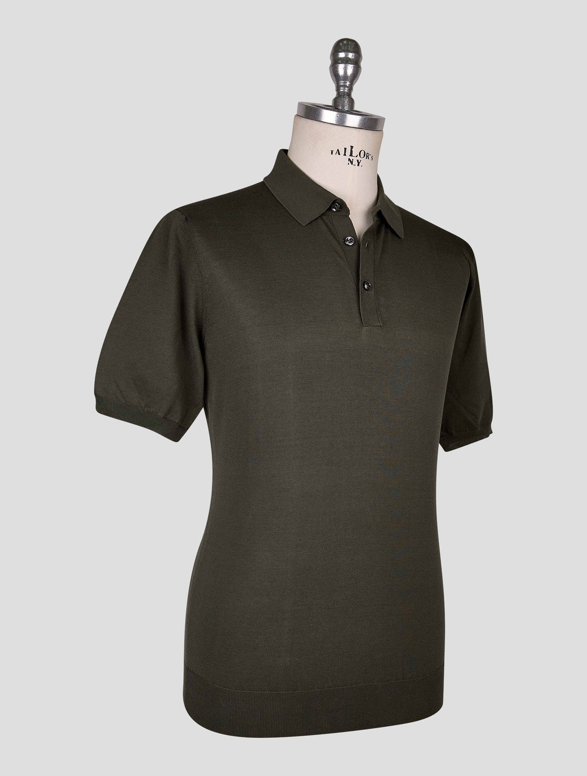 Cesare Attolini Green Cotton Polo 2