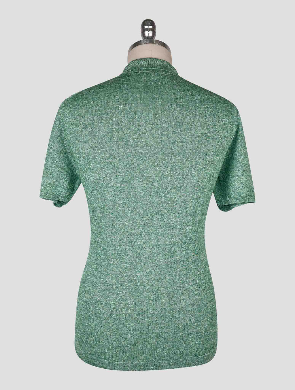 Cesare Attolini Green Linen Cotton Polo 3