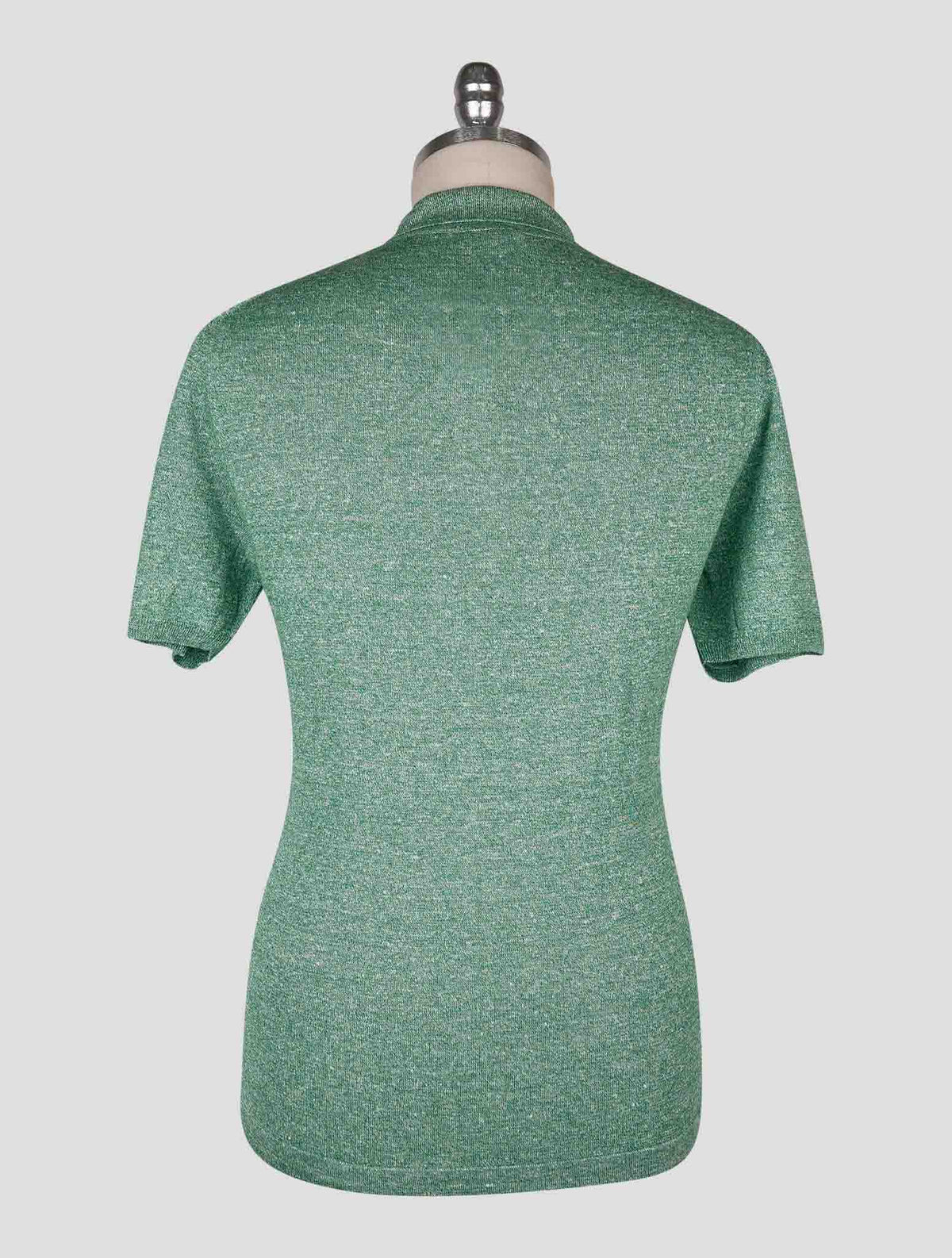 Cesare Attolini Green Linen Cotton Polo 3