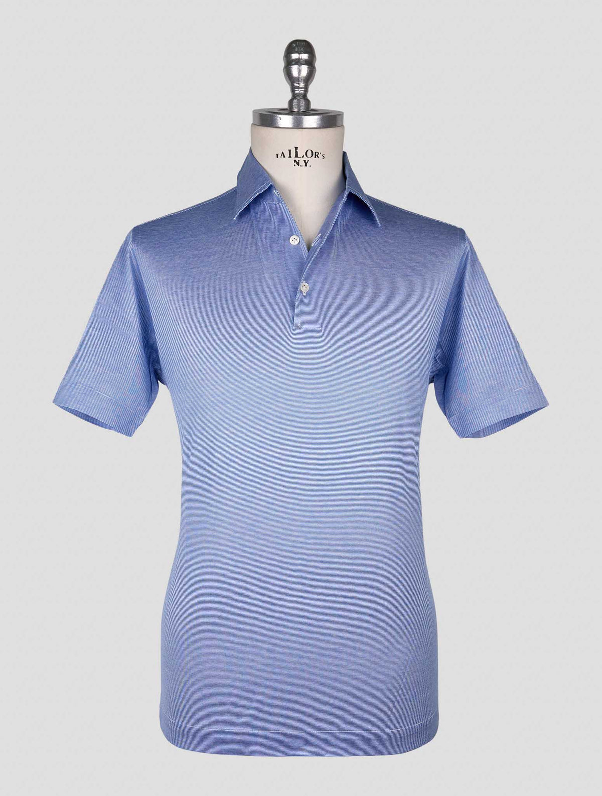 Cesare Attolini Light Blue Cotton Polo 1