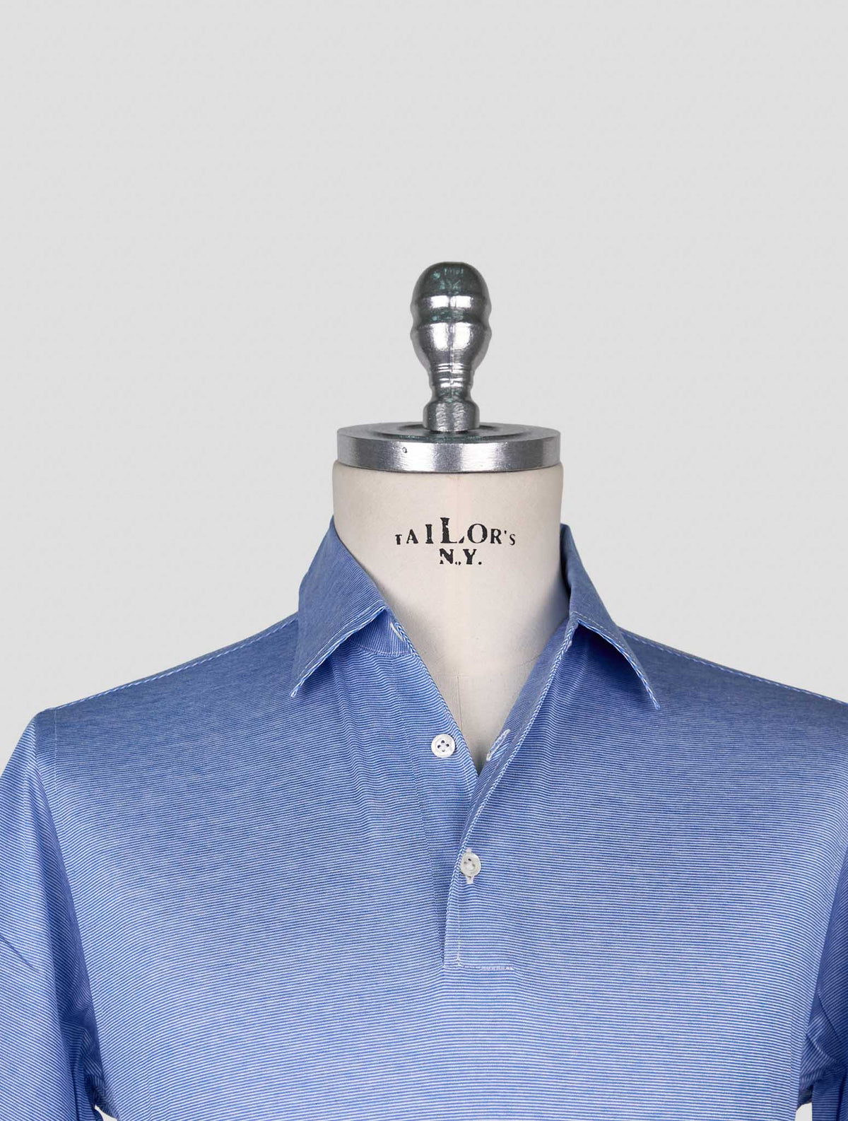 Cesare Attolini Light Blue Cotton Polo 4